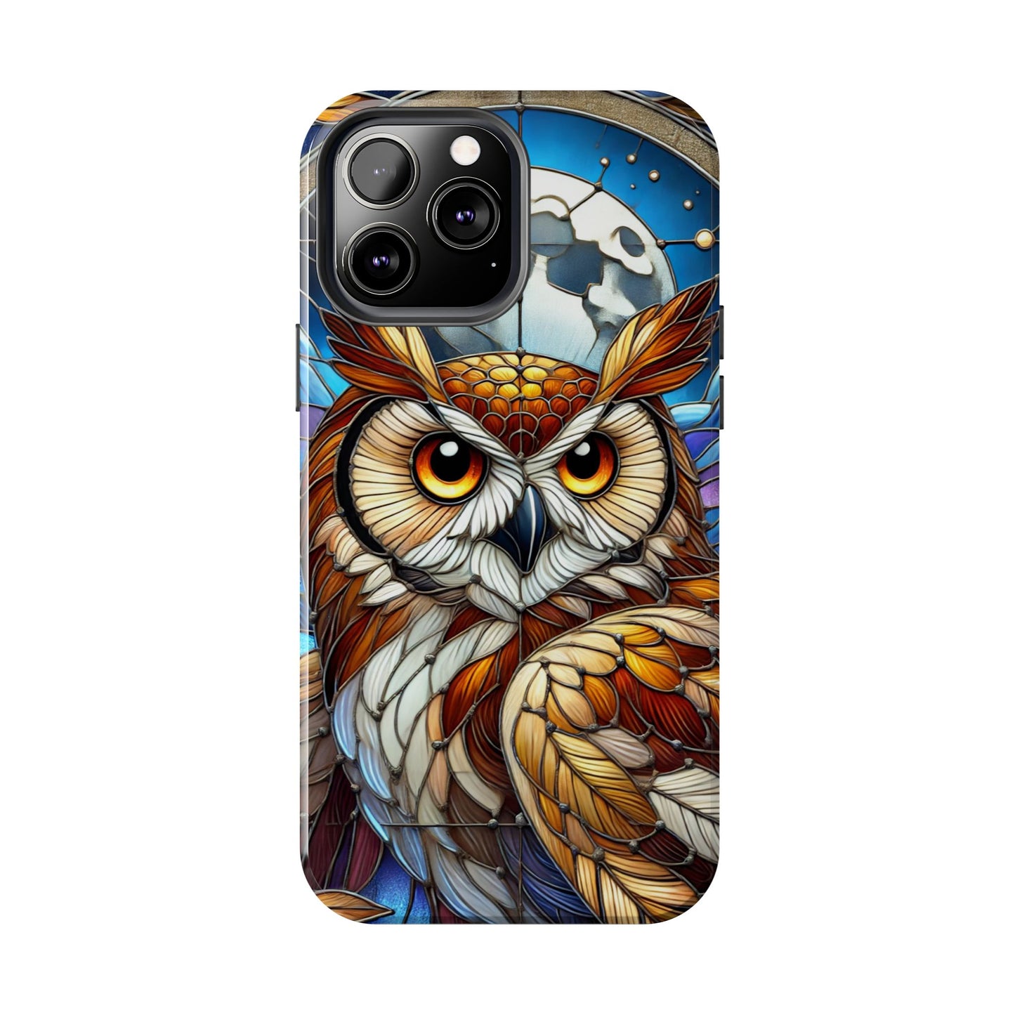IPhone Case - Owl Stained Glass Design - Durable Protection