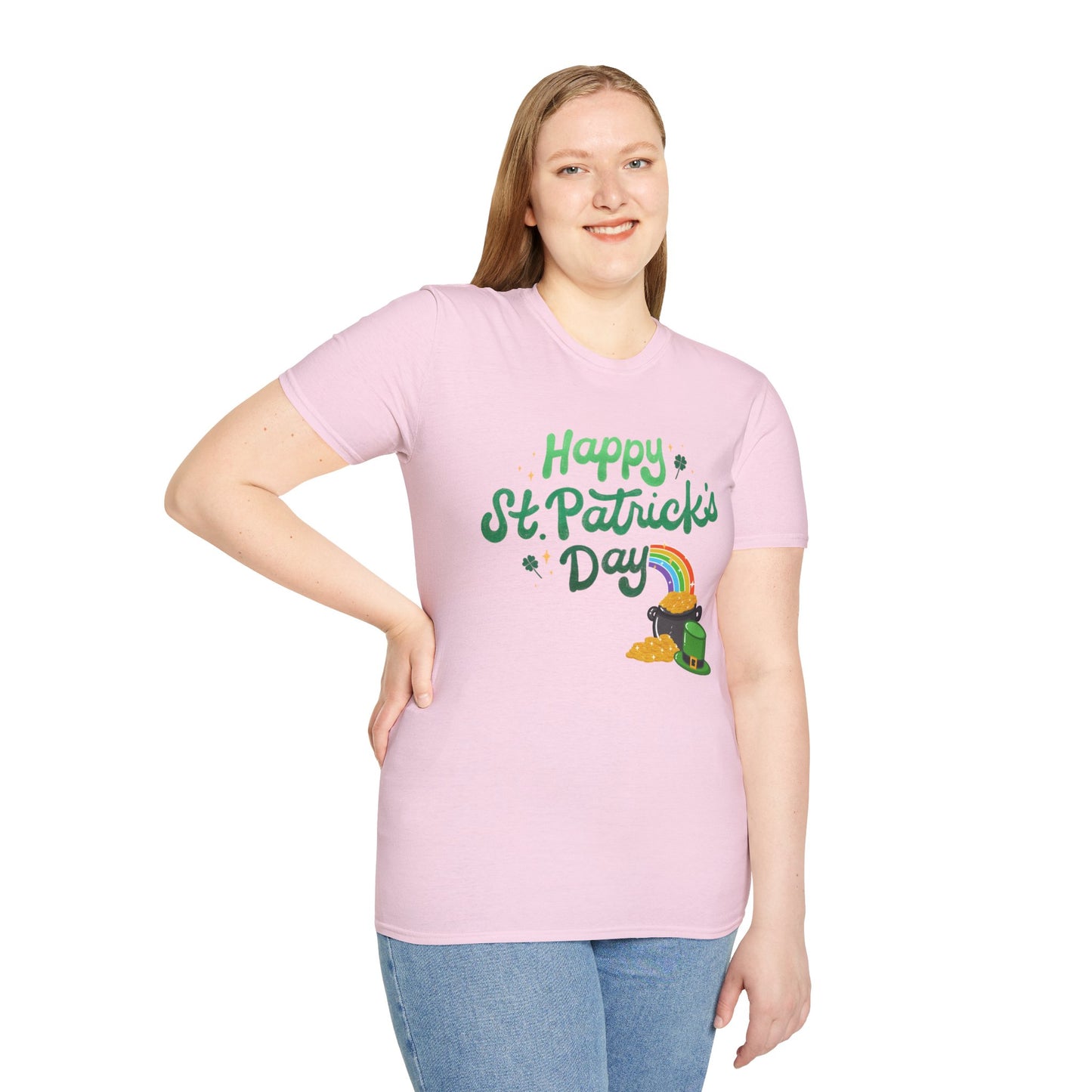 Happy St. Patrick's Day Unisex Softstyle T-Shirt