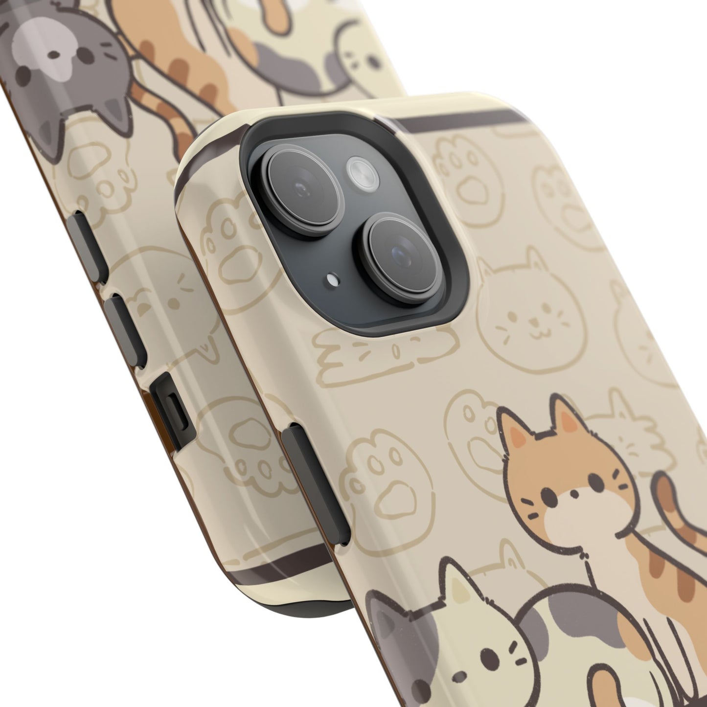 Cute Cat Tough MAGNETIC Phone Case - Don’t Touch My Phone!