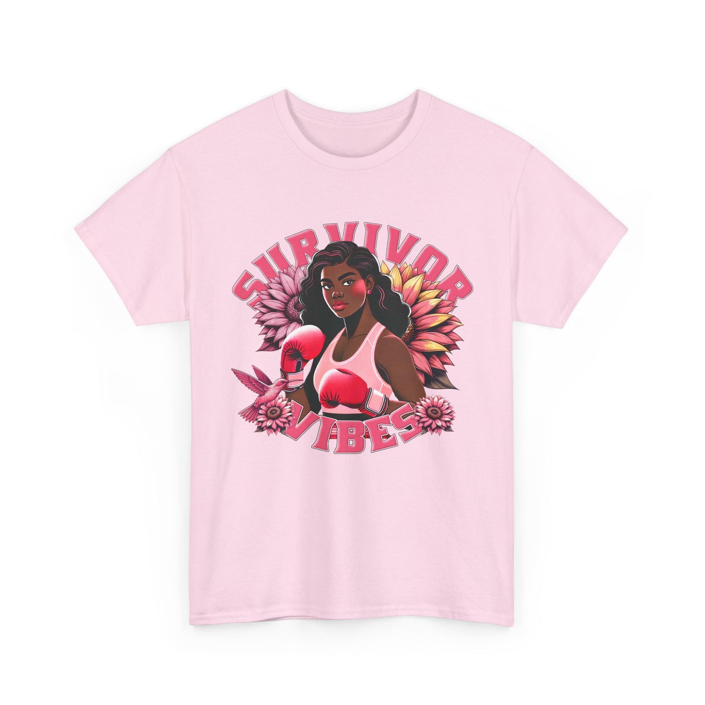 Survivor Vibes Unisex Tee - Empowering Breast Cancer T-Shirt