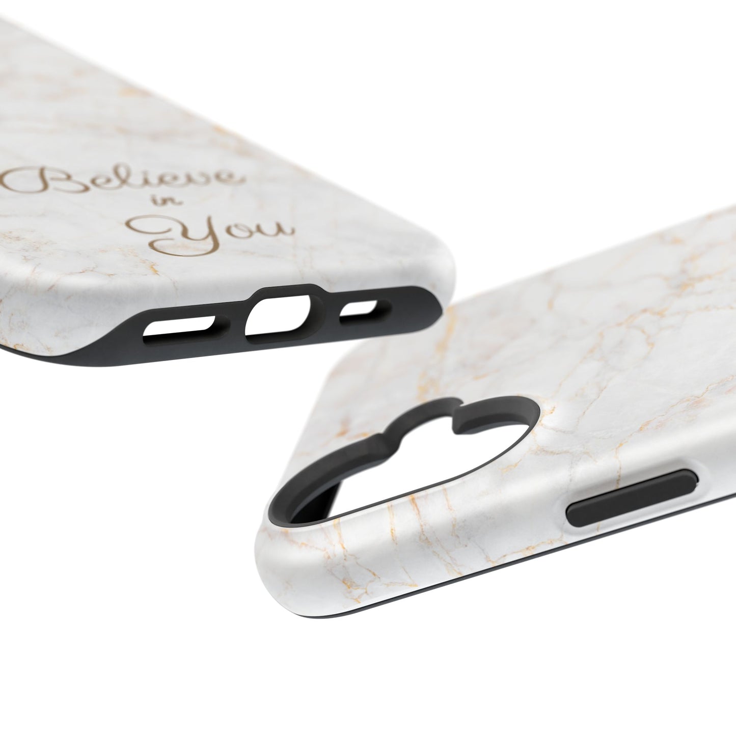 Elegant Motivational, Inspirational - Believe in You, Tough MAGNETIC Phone Case