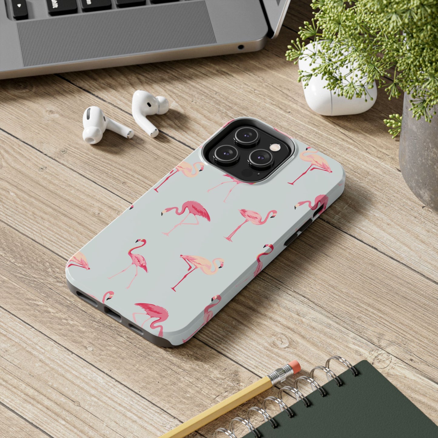 Stylish Tropical, Summer Vibes Flamingo Phone Case for Iphone