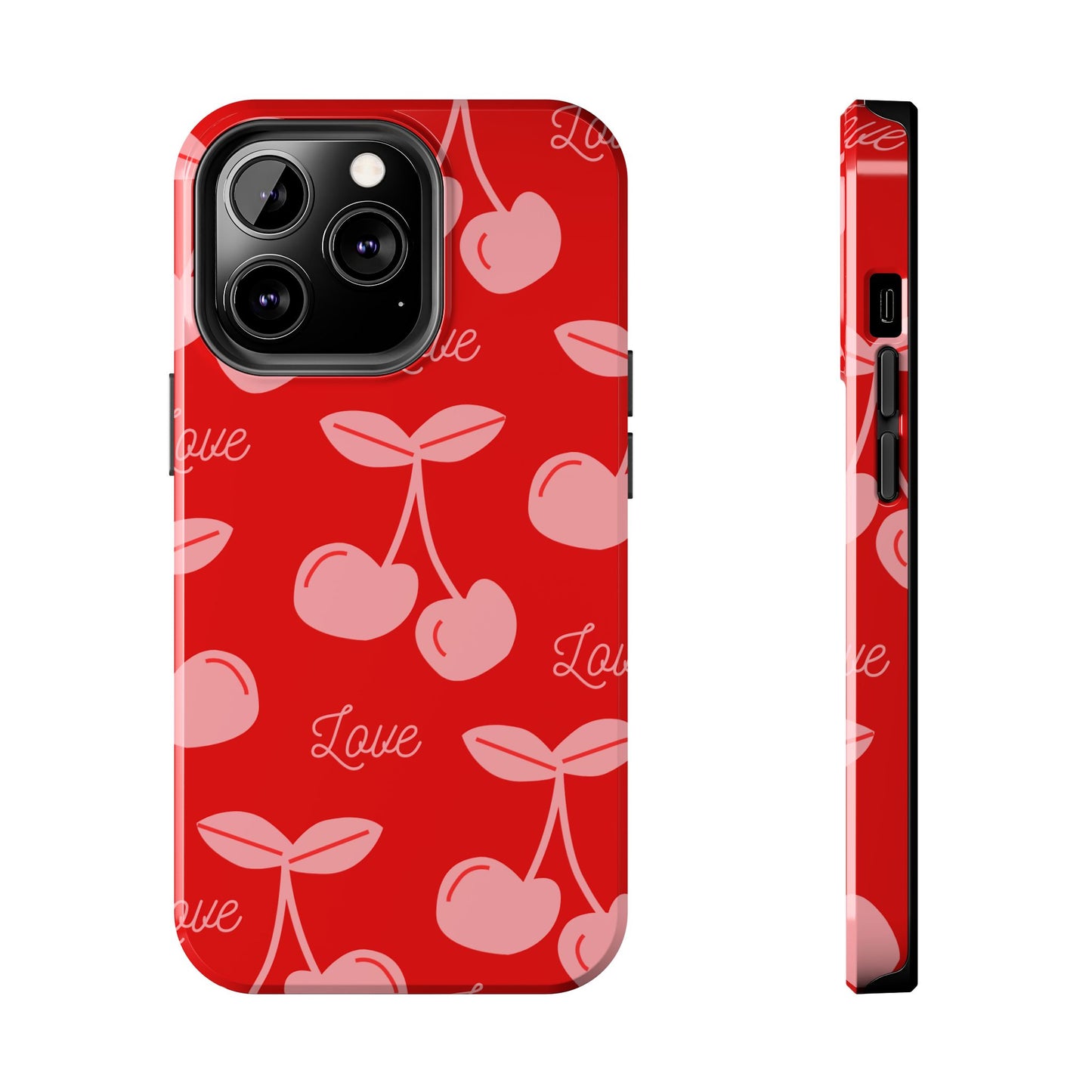 Cute Cherry Love Tough Phone Cases