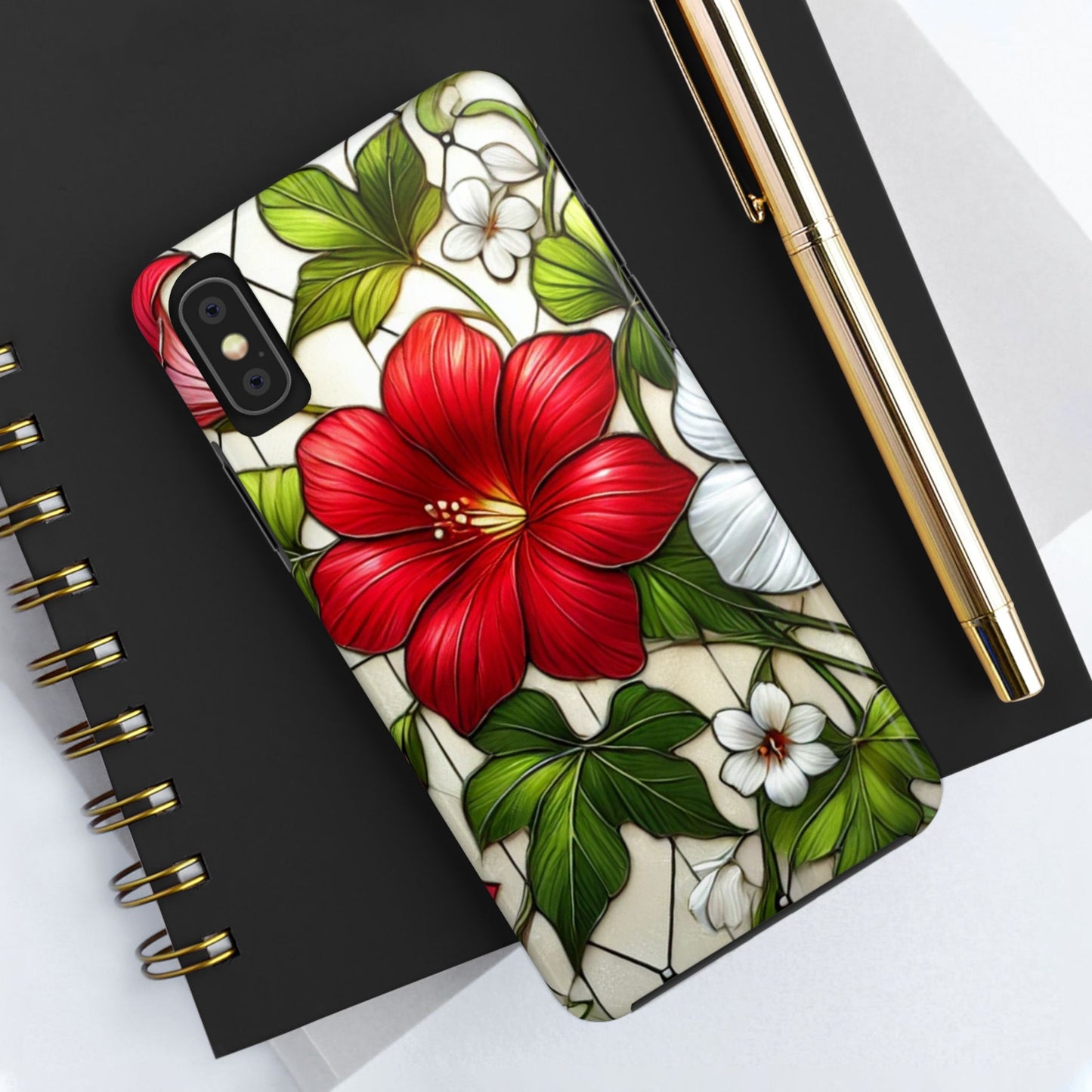 Tough Phone Case with Vibrant Floral Design - Perfect Gift for Nature Lovers