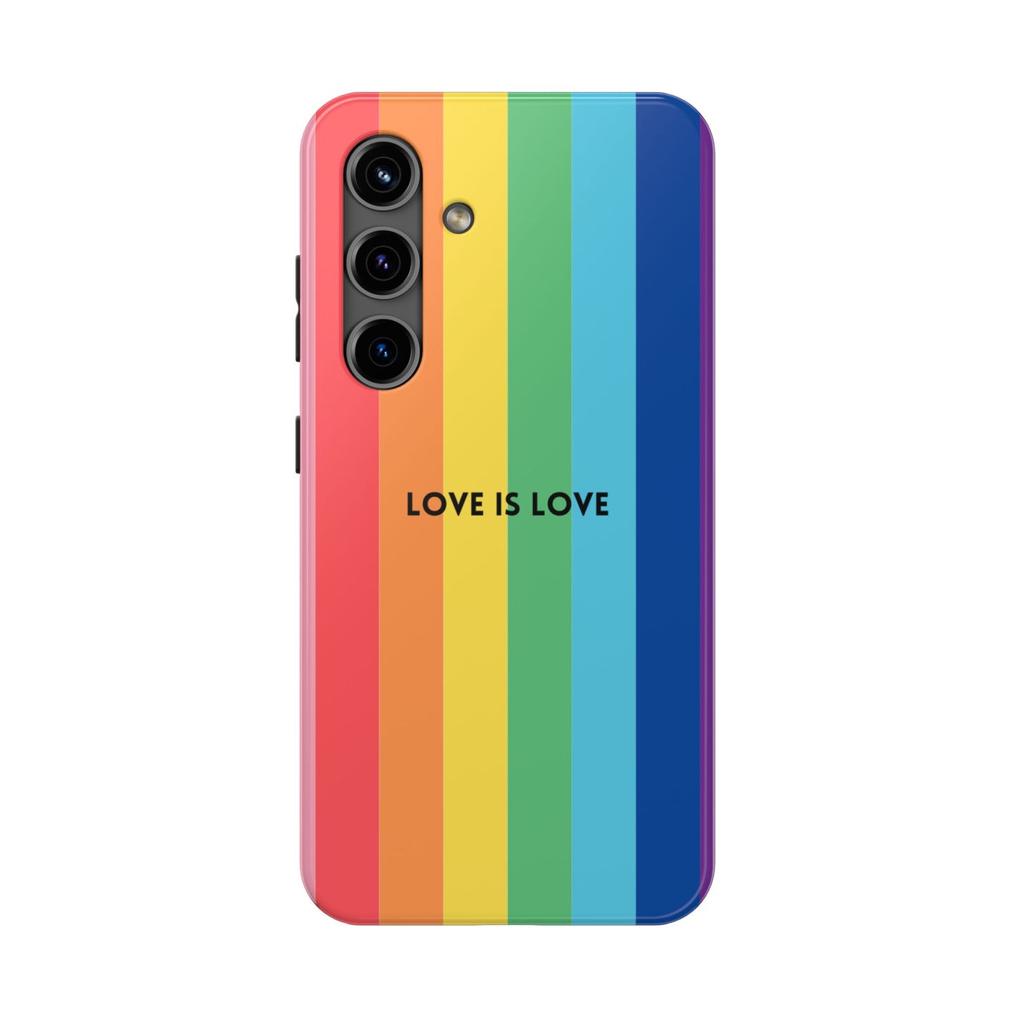 LOVE IS LOVE Colorful Love, Pride Tough Phone Case