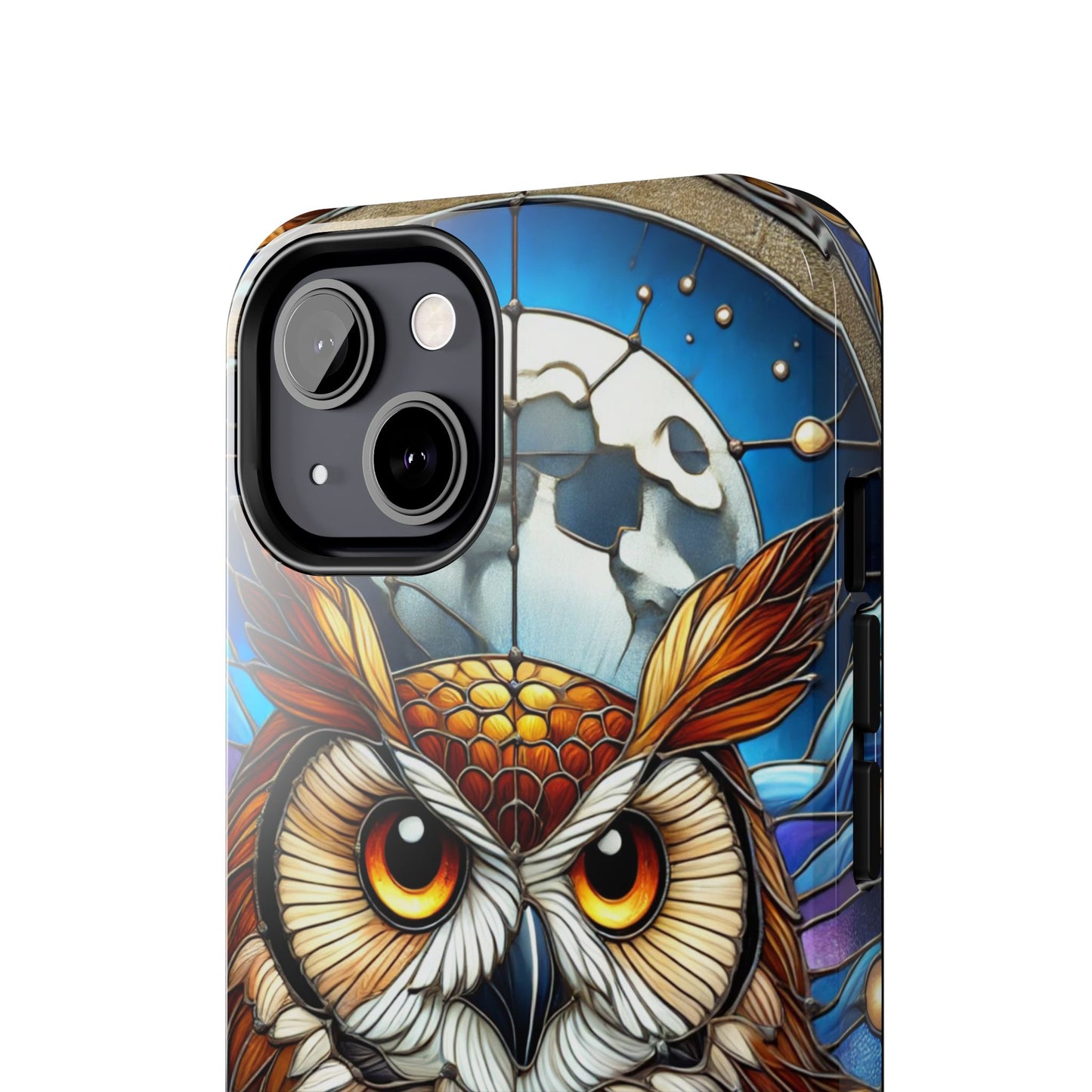 IPhone Case - Owl Stained Glass Design - Durable Protection
