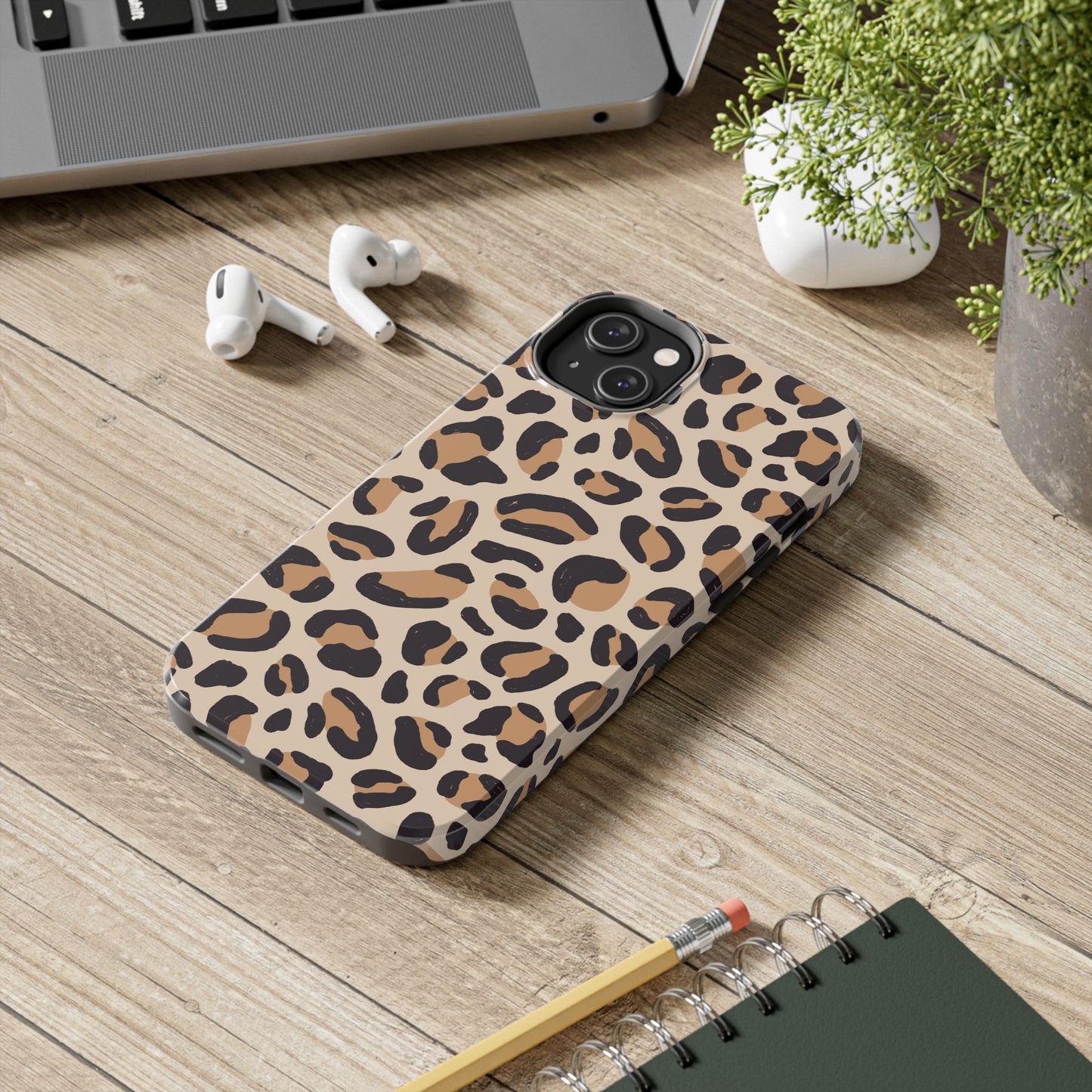 Stylish Leopard Print Tough Phone Cases