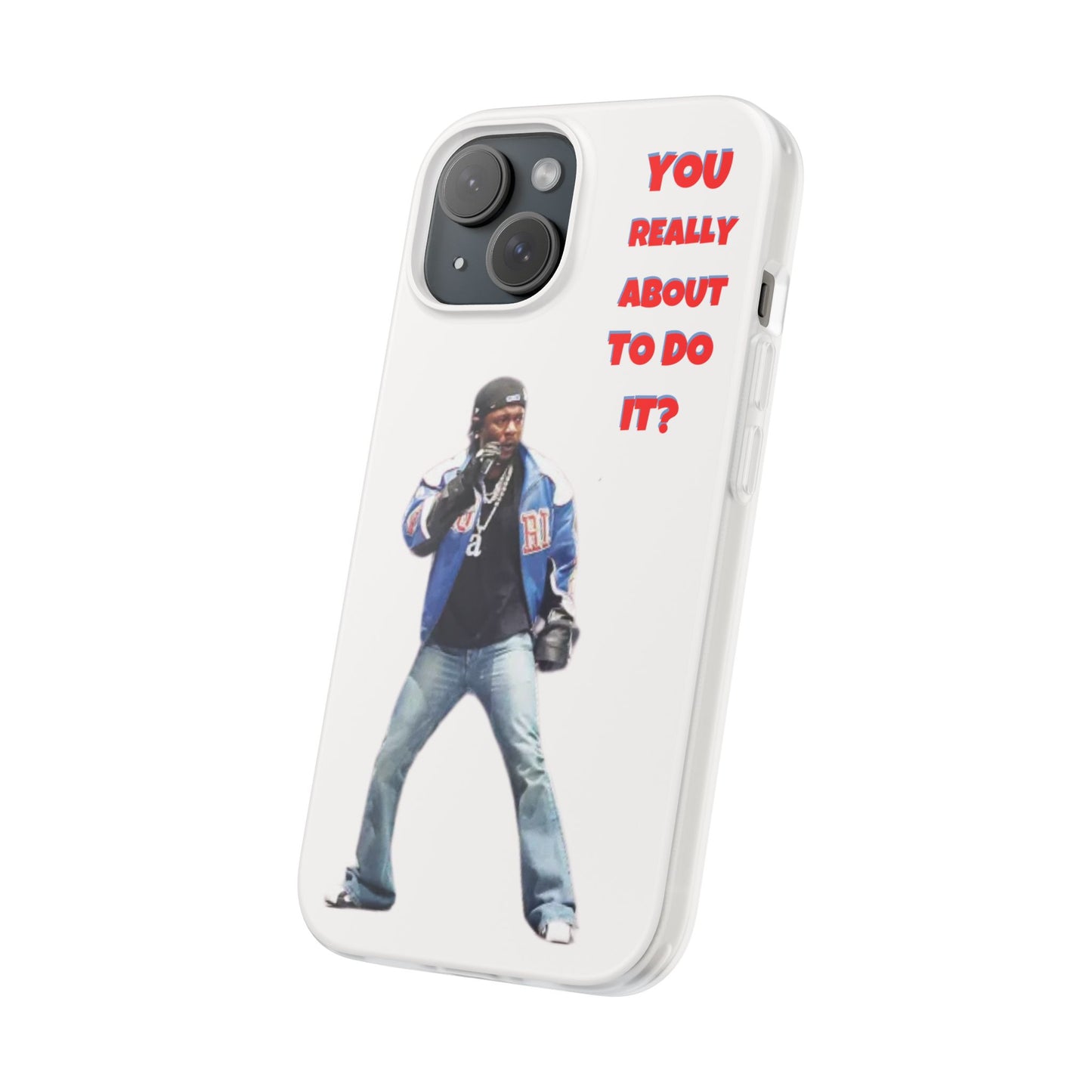 kendrick Lamar Cool Quote Flexi Phone Case - "You Really About To Do It?"