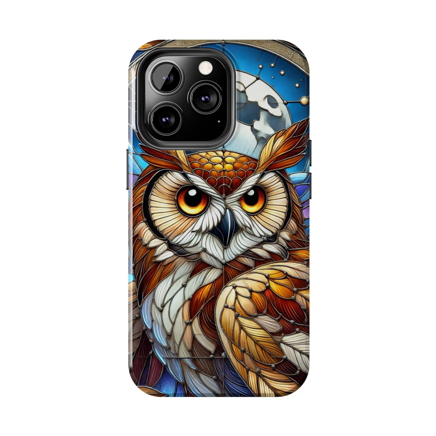 IPhone Case - Owl Stained Glass Design - Durable Protection