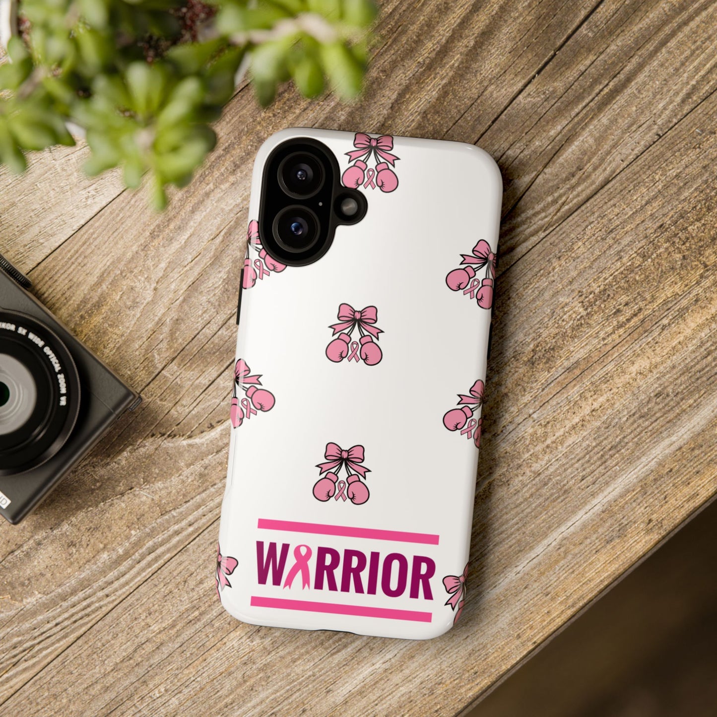 Phone Case - Pink Warrior Cancer Awareness Gift for Breast Cancer Survivor for Iphone