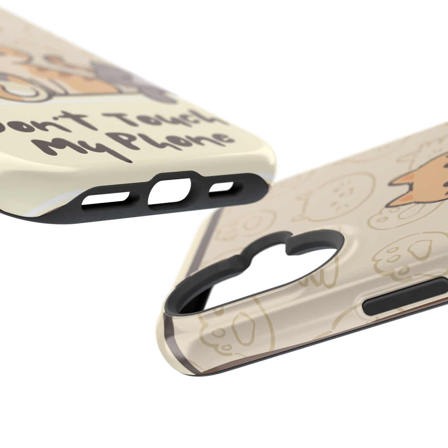 Cute Cat Tough MAGNETIC Phone Case - Don’t Touch My Phone!