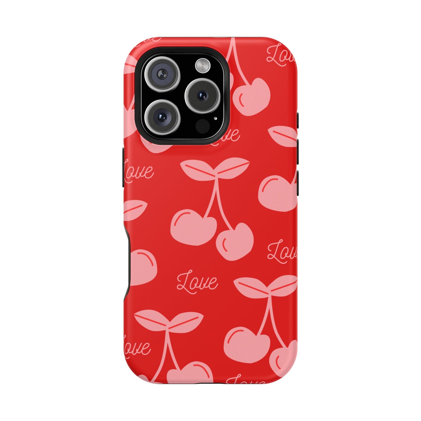 Cherry Love MAGNETIC Tough Cases, Cute Protection, Gift for Her, Valentine's Day