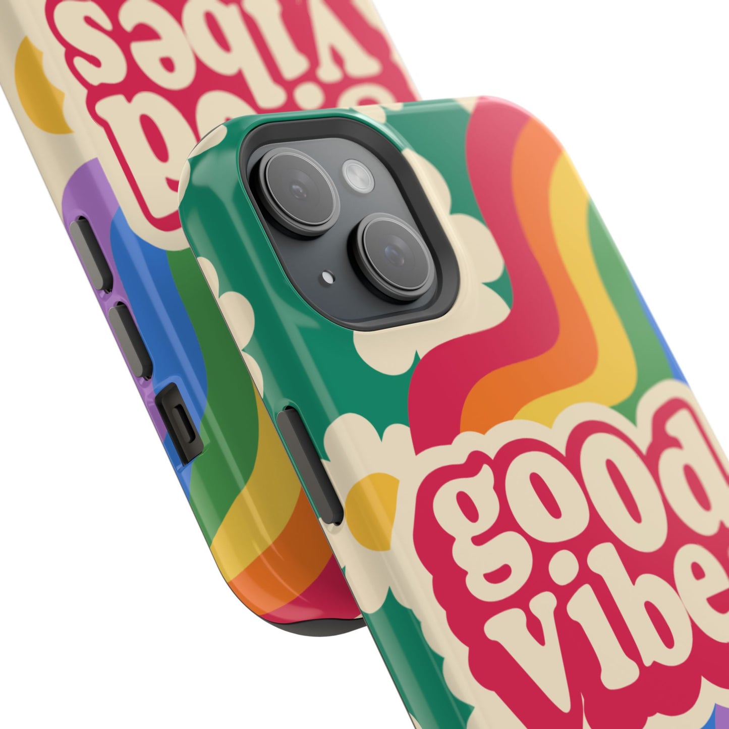 Good Vibes MAGNETIC Tough Phone Cases, Colorful, Cheerful Phone Protection, Gifts for Friends