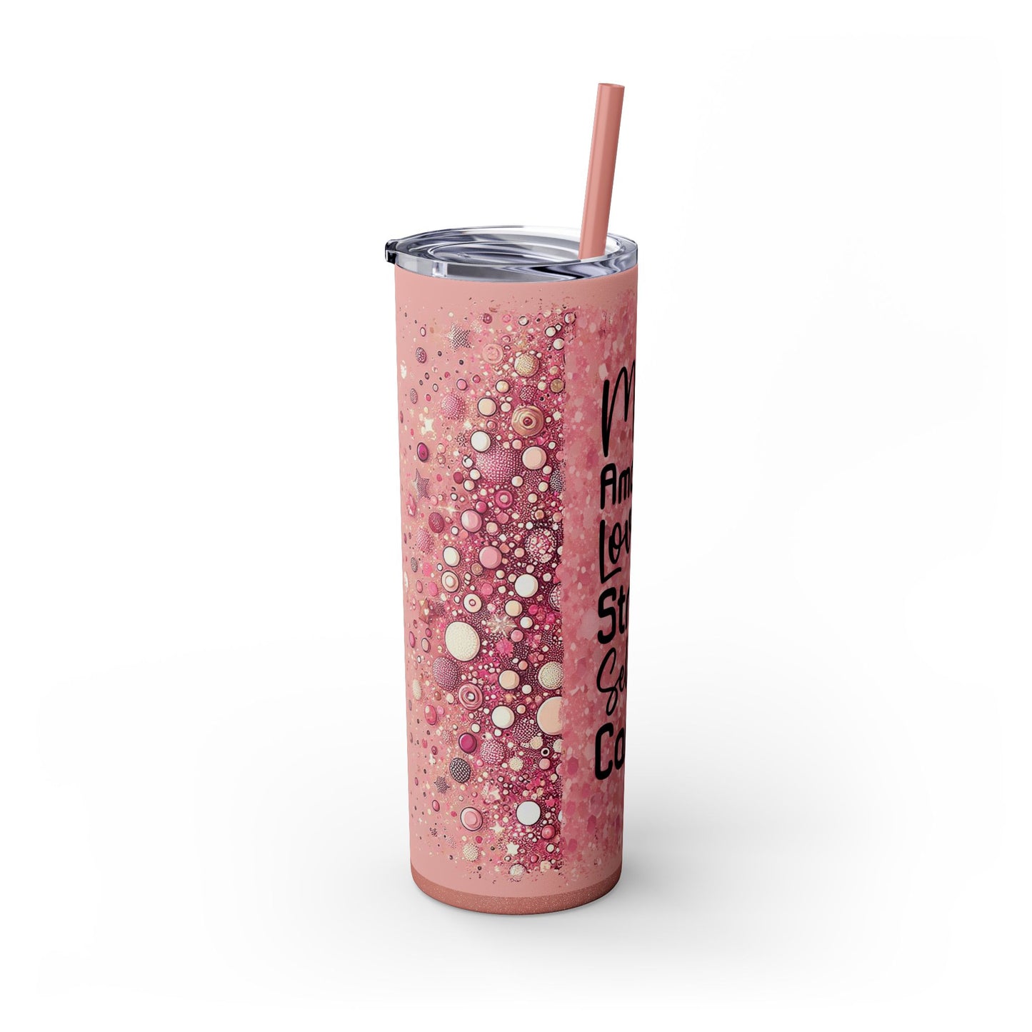 Mom Appreciation Skinny Tumbler with Straw - 20oz