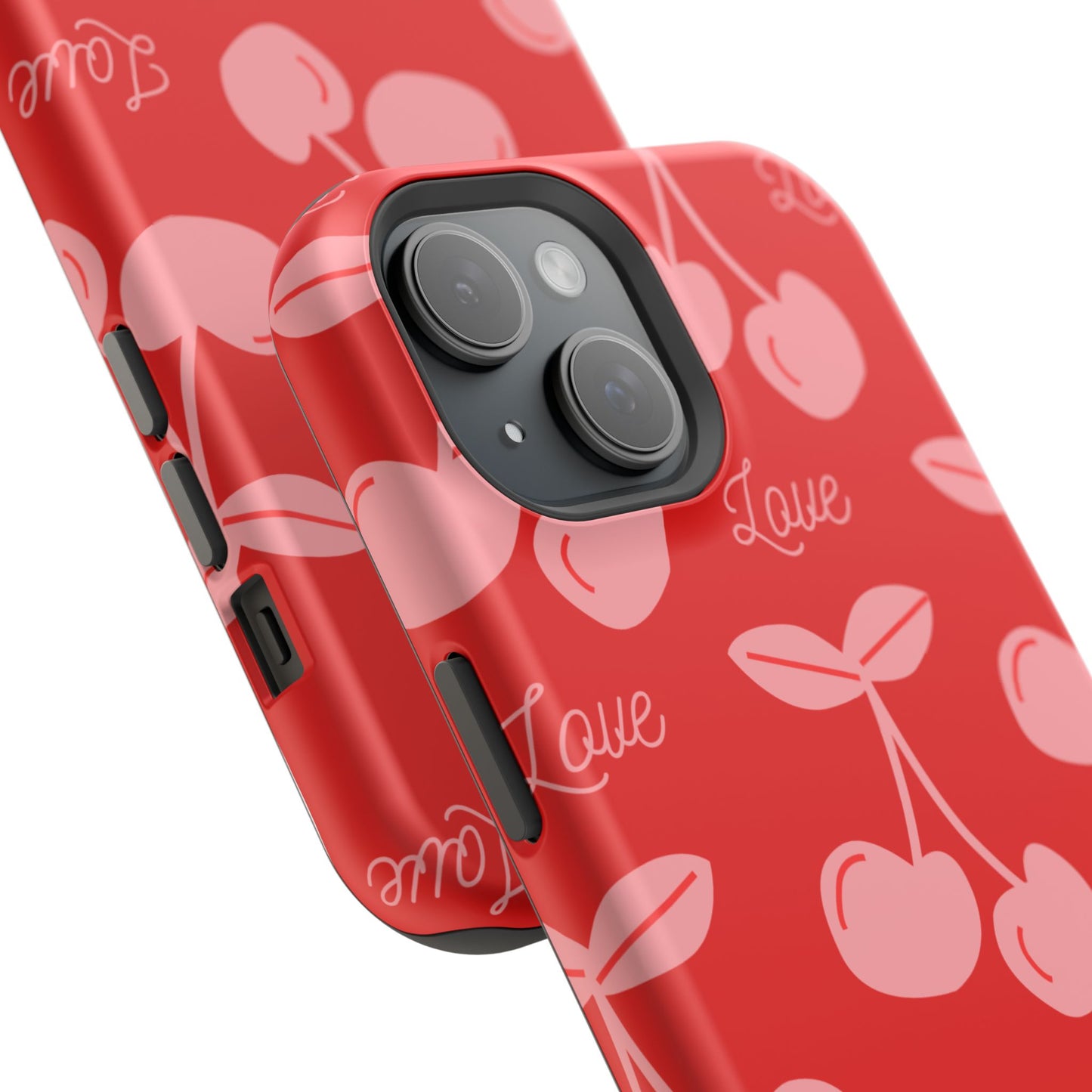 Cherry Love MAGNETIC Tough Cases, Cute Protection, Gift for Her, Valentine's Day