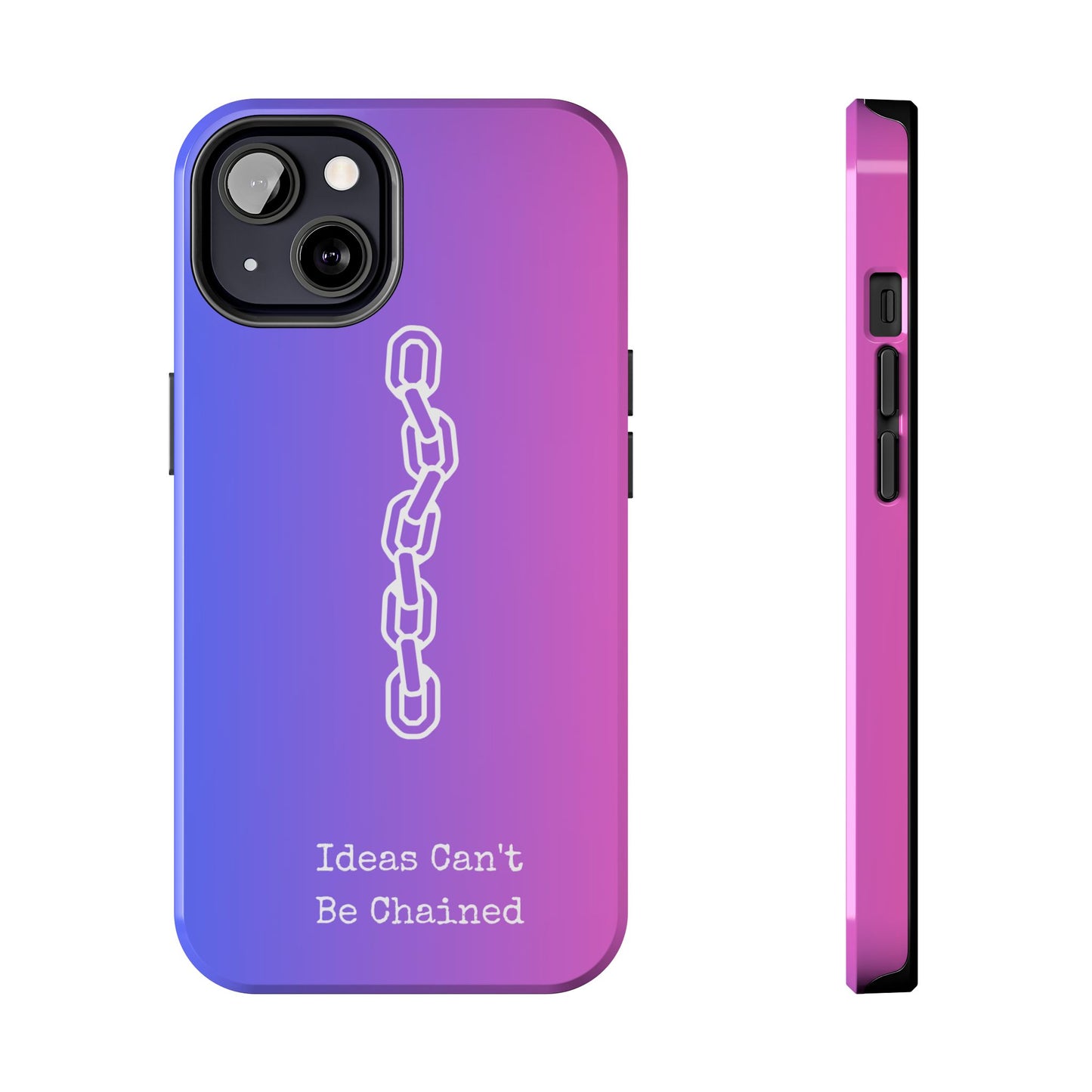 Inspirational, Motivational - Ideas Can't Be Chained Phone Cases