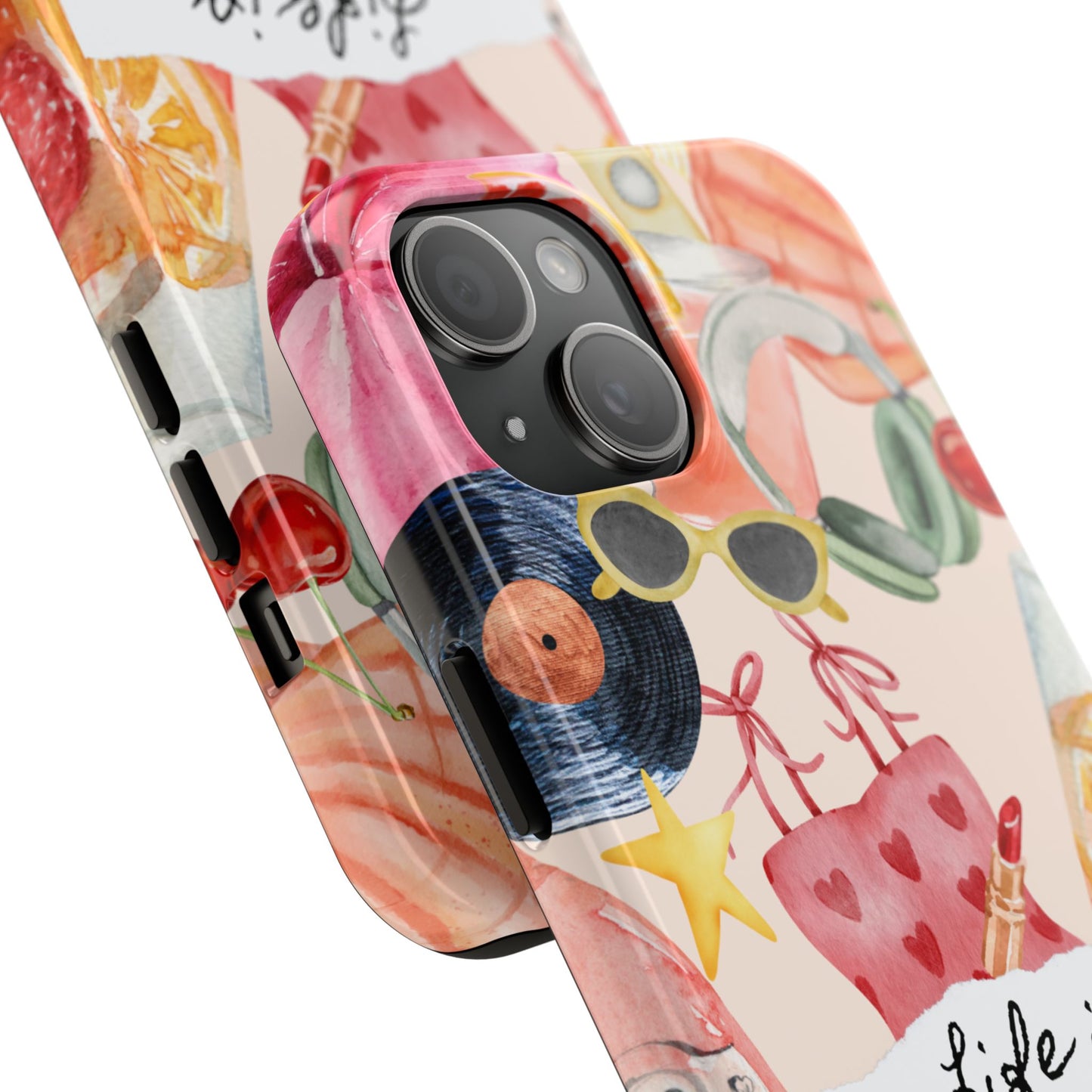 Life is Wonderful, Stylish Phone Cover, Cute Phone Accessory, Gift for Her, Summer Vibe Phone Case