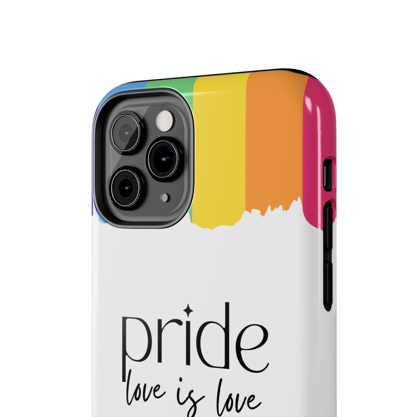 Pride - Love is Love, LGBTQ+, Rainbow Tough Phone Case
