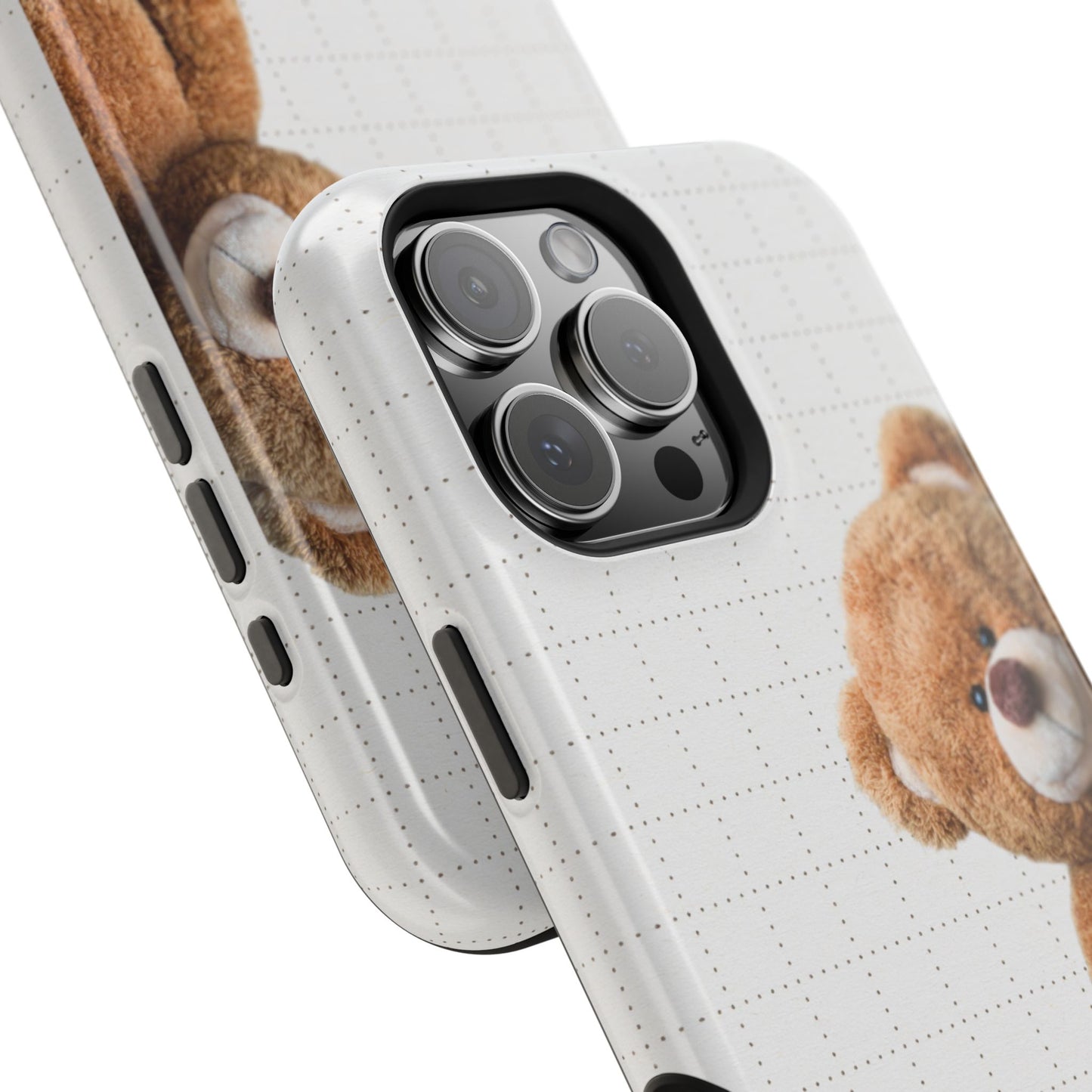 Good Day Teddy Bear MAGNETIC Phone Cases, Cute, Gift for Friends, Teddy Bear Lover's Case