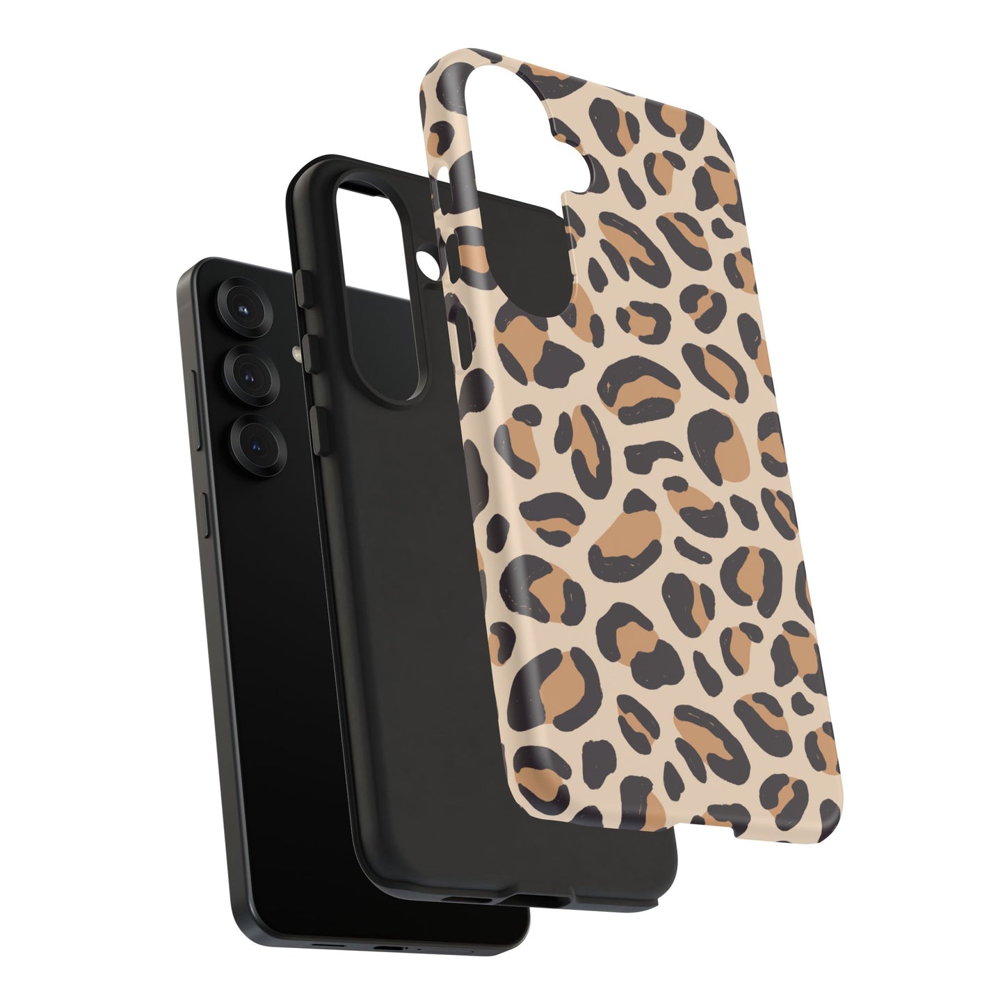 Leopard Print Tough Phone Case for Samsung
