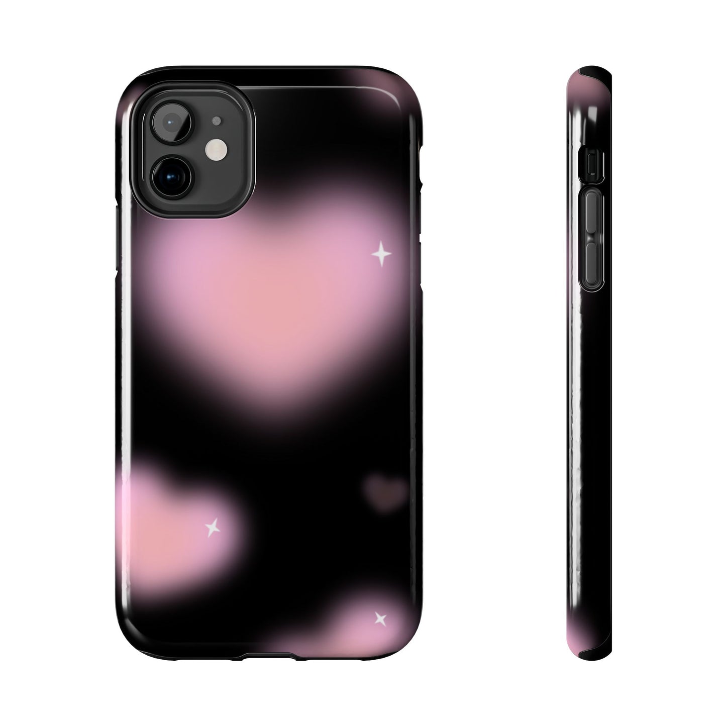 Romantic Pink Heart Pattern Phone Case