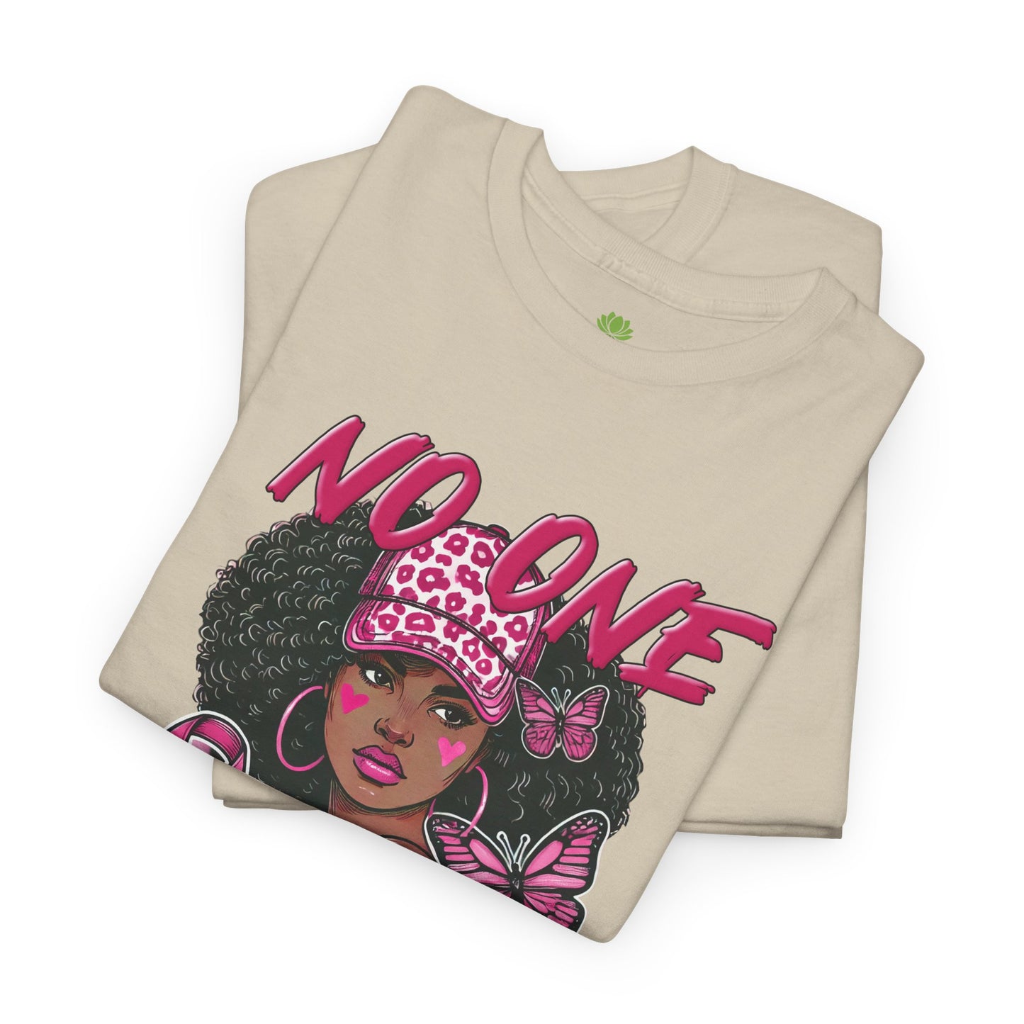 Empowerment Unisex Heavy Cotton Tee - "No One Fights Alone"