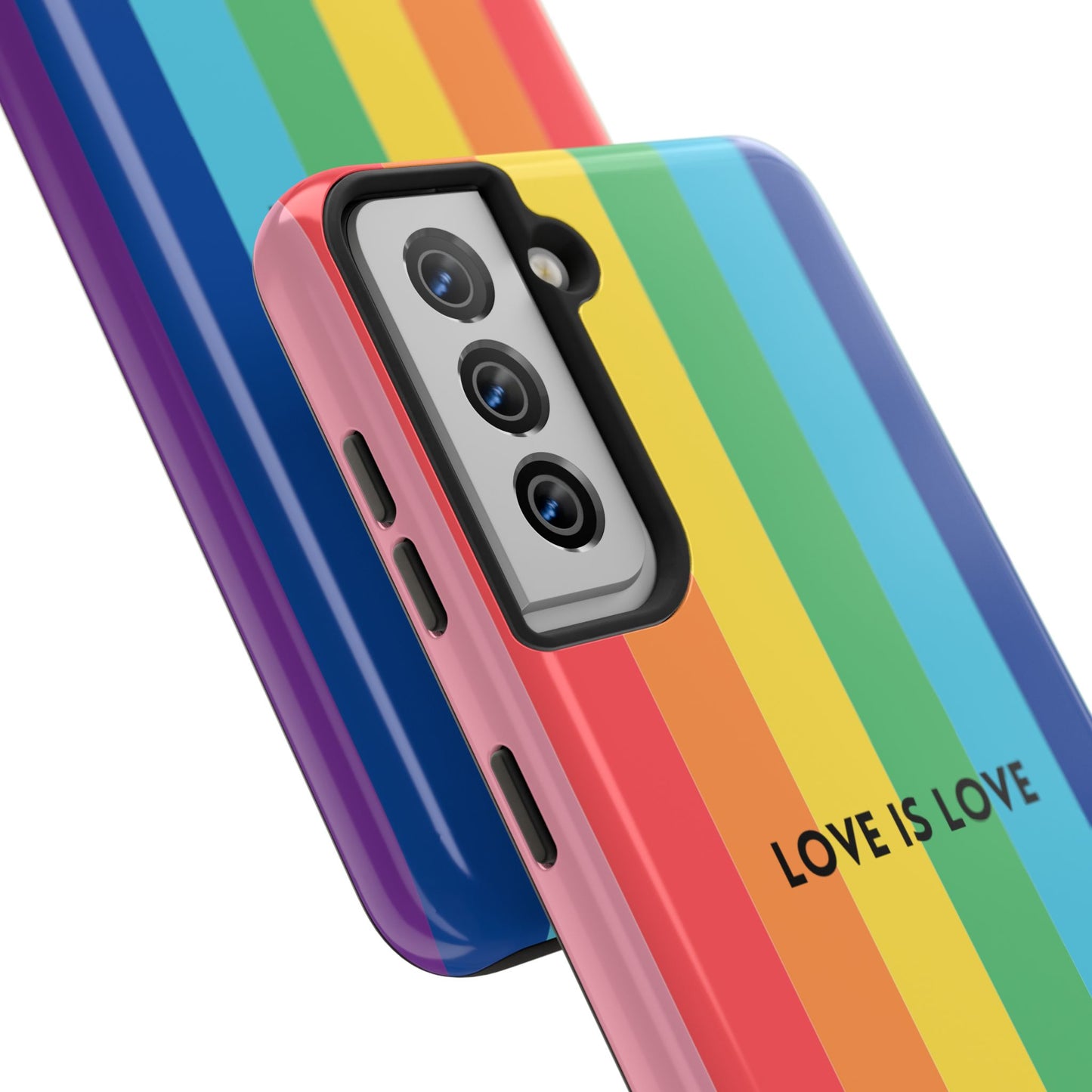 LOVE IS LOVE Colorful Love, Pride Tough Phone Case
