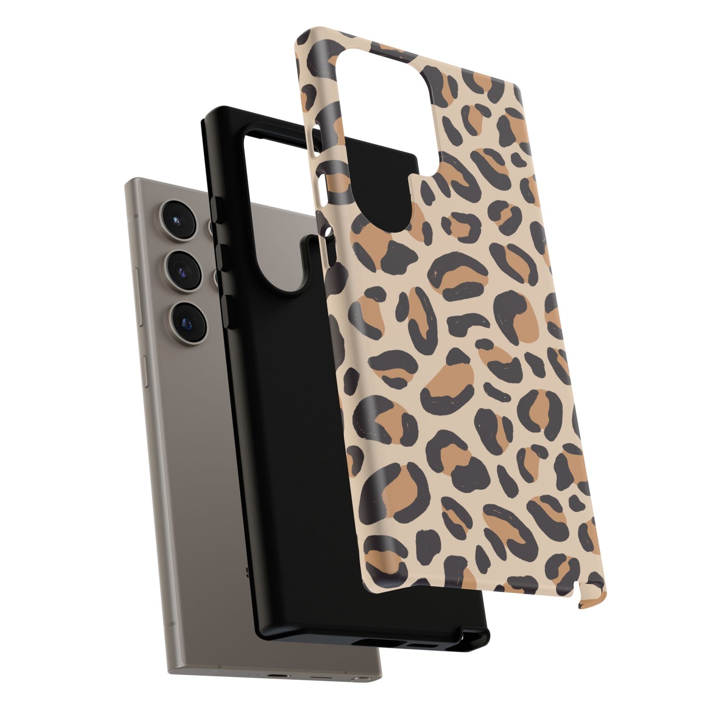 Leopard Print Tough Phone Case for Samsung