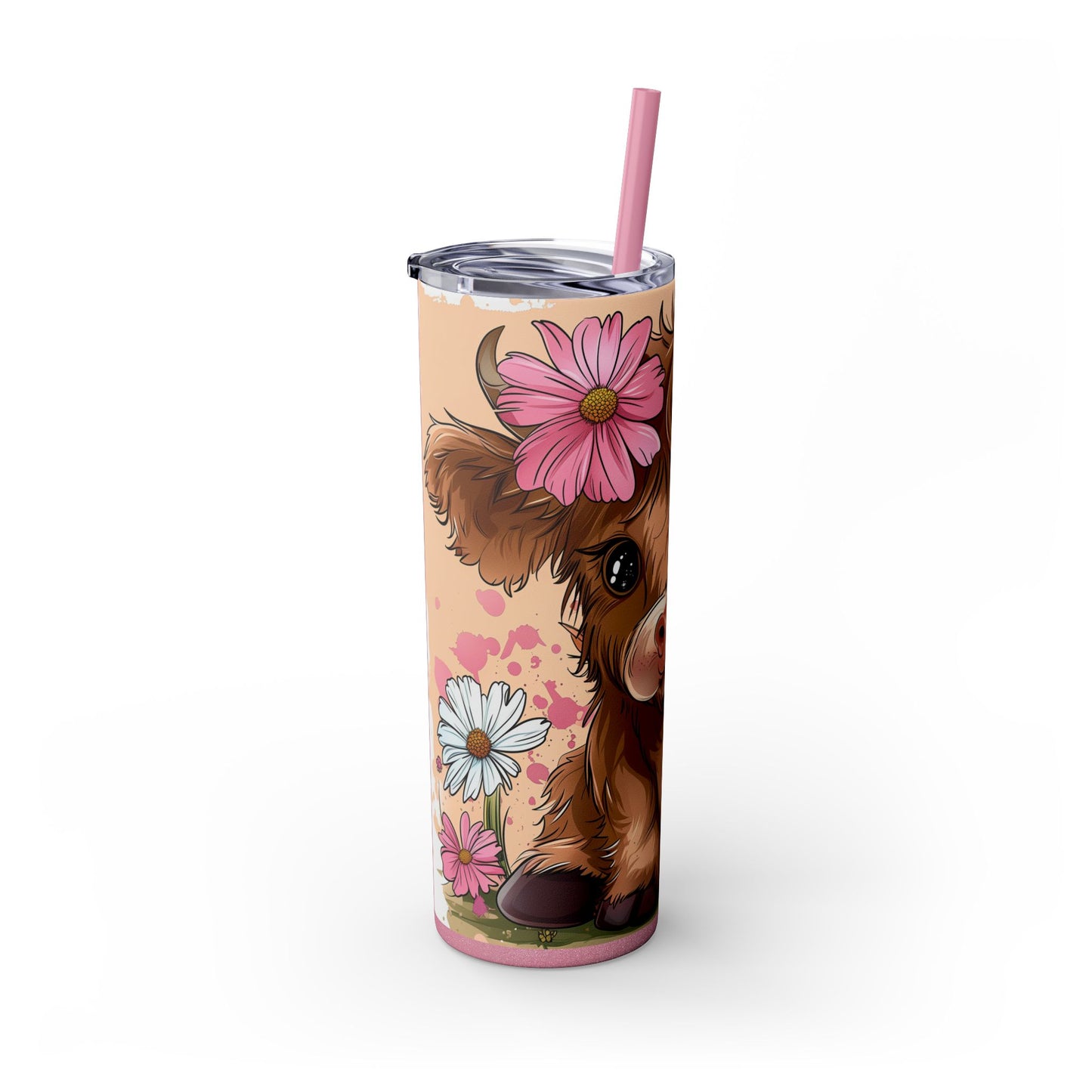 Cute Cow Tumbler with Straw | 20oz |A BIT OF A MESS BUT I'M DOING MY BEST Gift for Birthdays & Special Occasions