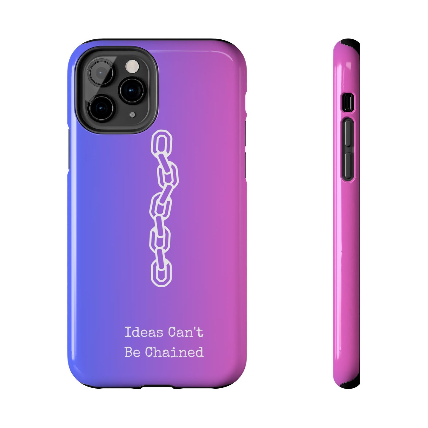 Inspirational, Motivational - Ideas Can't Be Chained Phone Cases