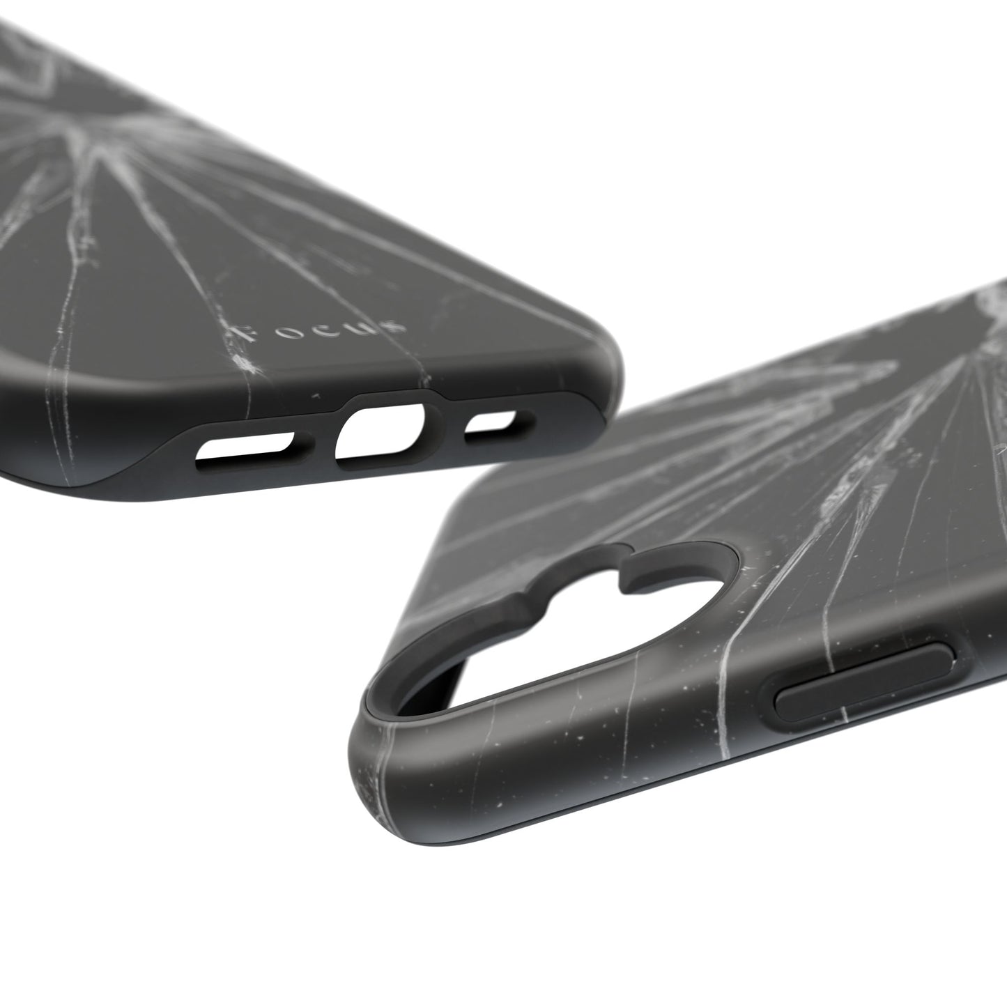Durable Magnetic FOCUS Broken Glass Stylish Tough Case