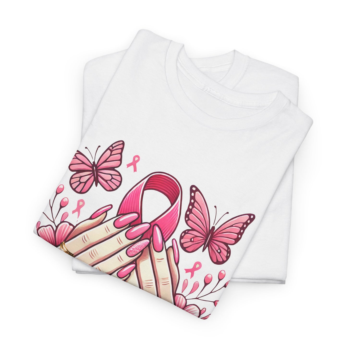 Hopeful Butterflies Unisex Heavy Cotton Tee