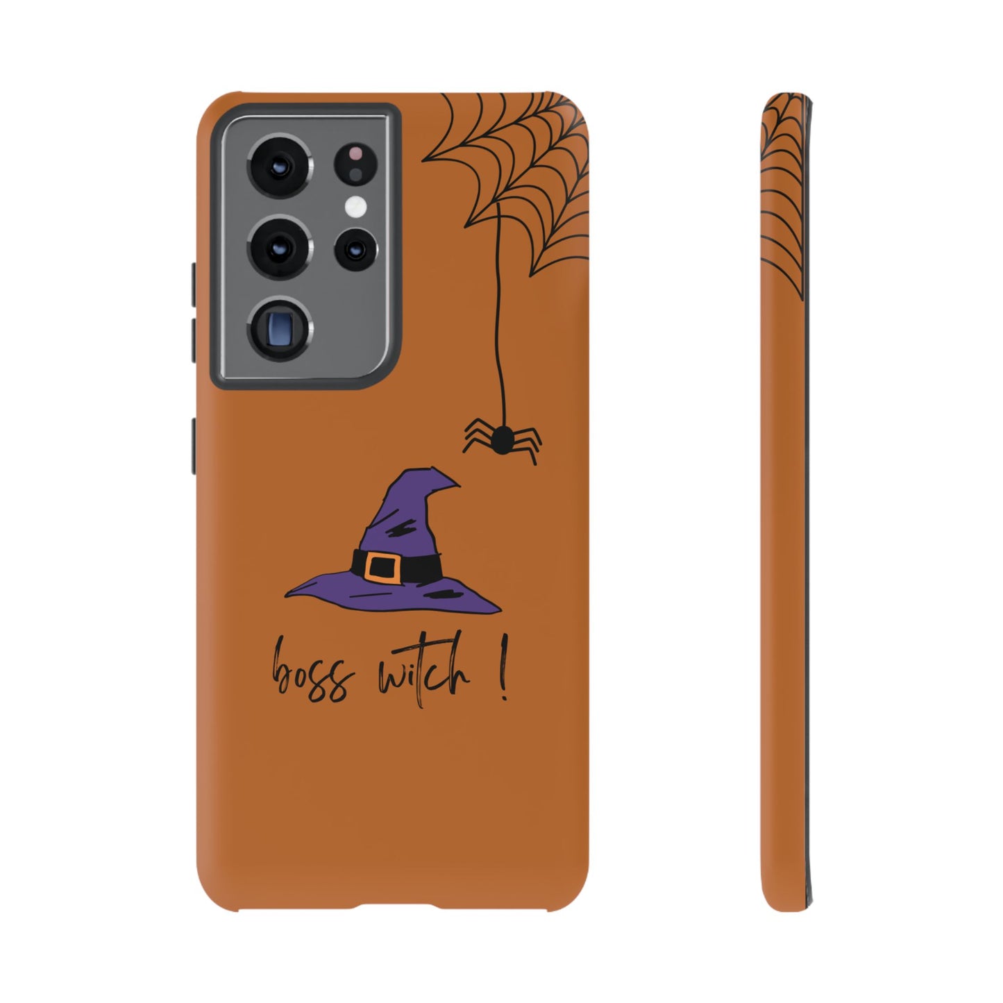 Halloween Phone Case, Boss Witch Phone Cover, Spooky Witch Design, Phone Accessory, Gift for Her, Autumn Decor, Witchy Aesthetic