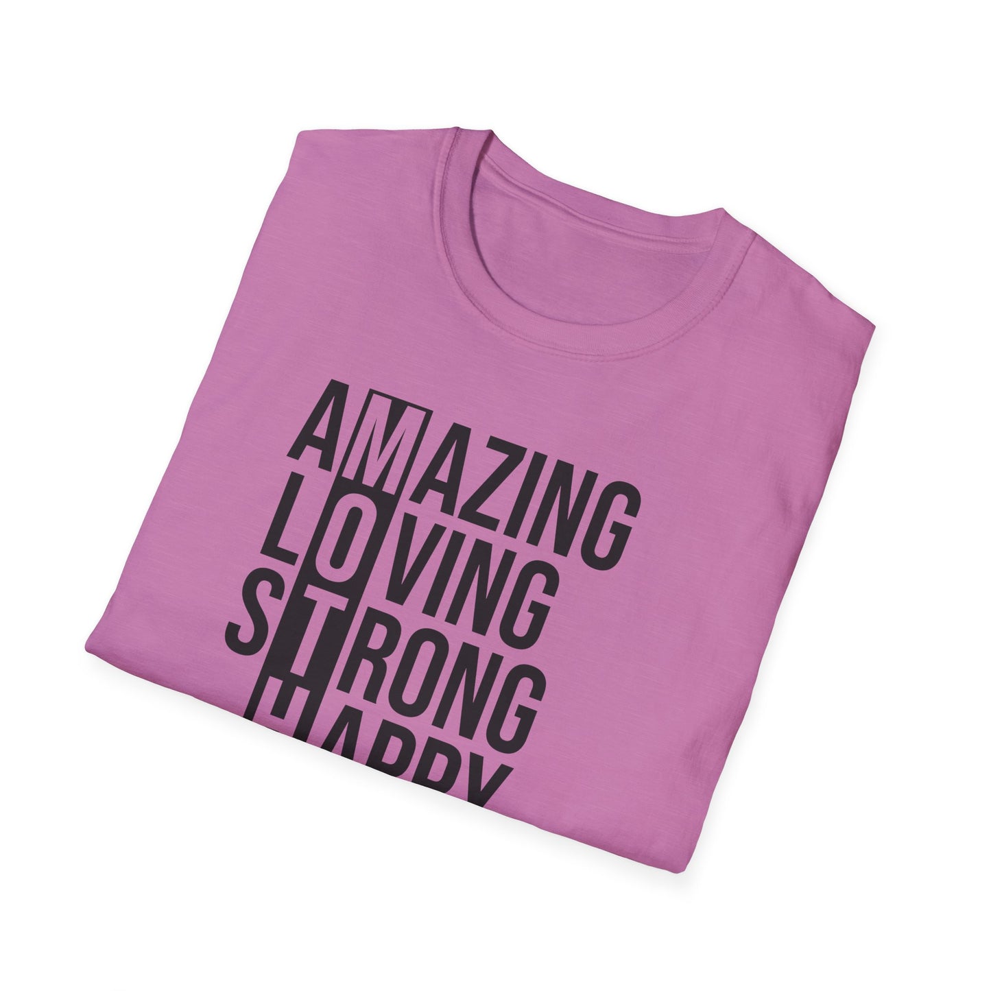 Affirmation T-Shirt - Inspirational Amazing Loving Strong Happy Selfless Graceful-MOTHER