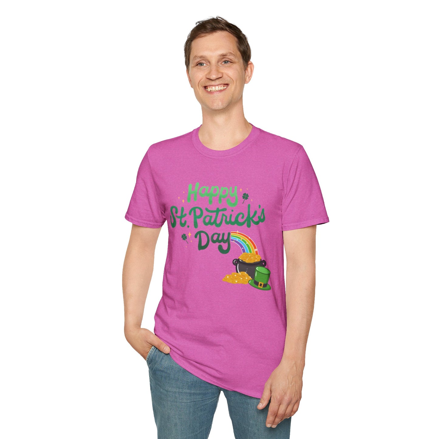 Happy St. Patrick's Day Unisex Softstyle T-Shirt