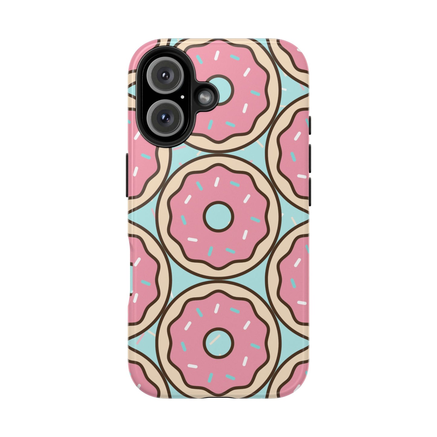 Cute Donut Pattern Tough Phone Case