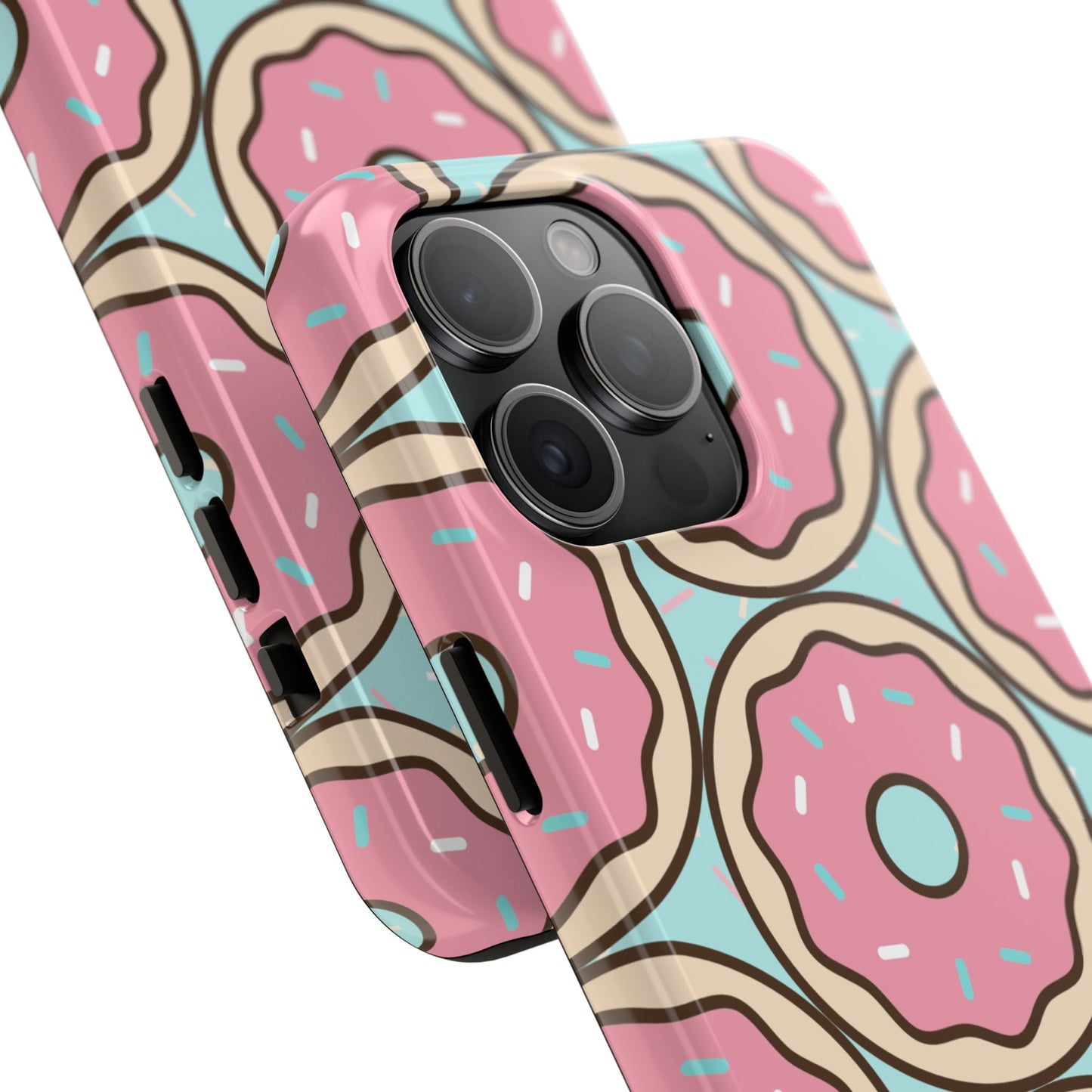 Cute Donut Pattern Tough Phone Case