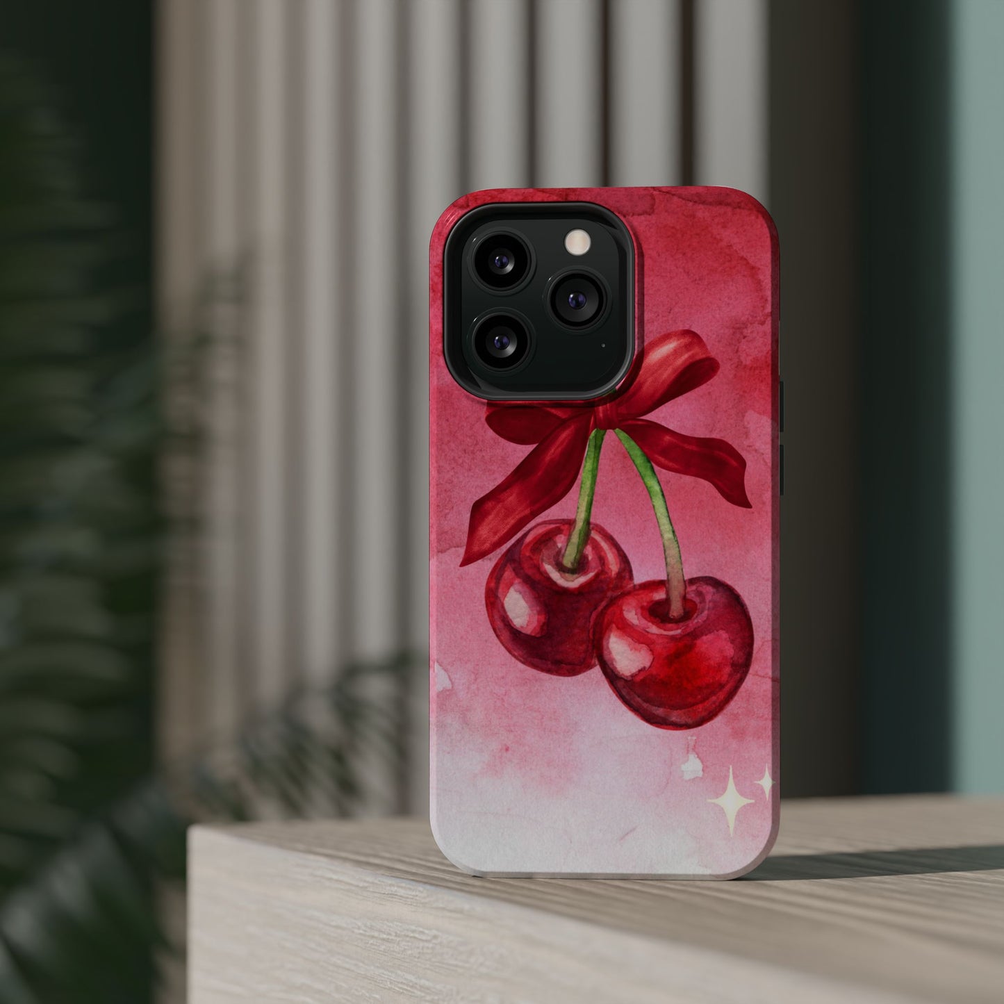 Chic Cherry Magnetic Tough Cases for iPhone