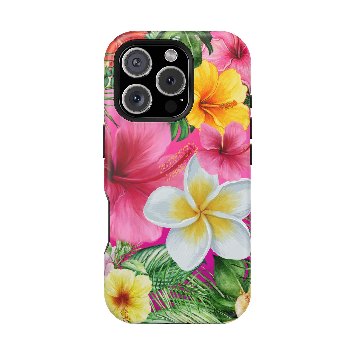 Tropical Floral MAGNETIC Phone Case - Tough, Durable, Chic Protection, Summer Vibes, Gift for Her