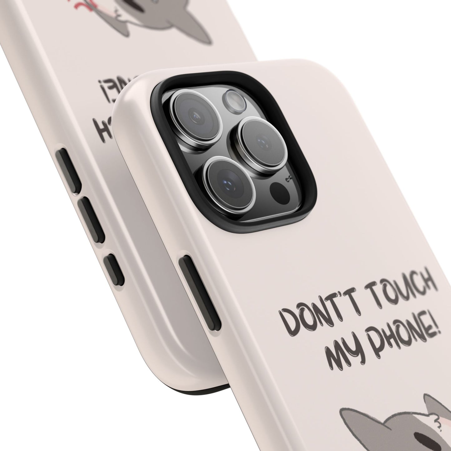 Funny Cat - Don't Touch My Phone! Tough Phone Case