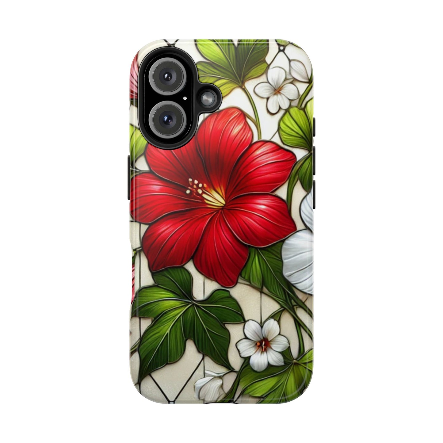Tough Phone Case with Vibrant Floral Design - Perfect Gift for Nature Lovers