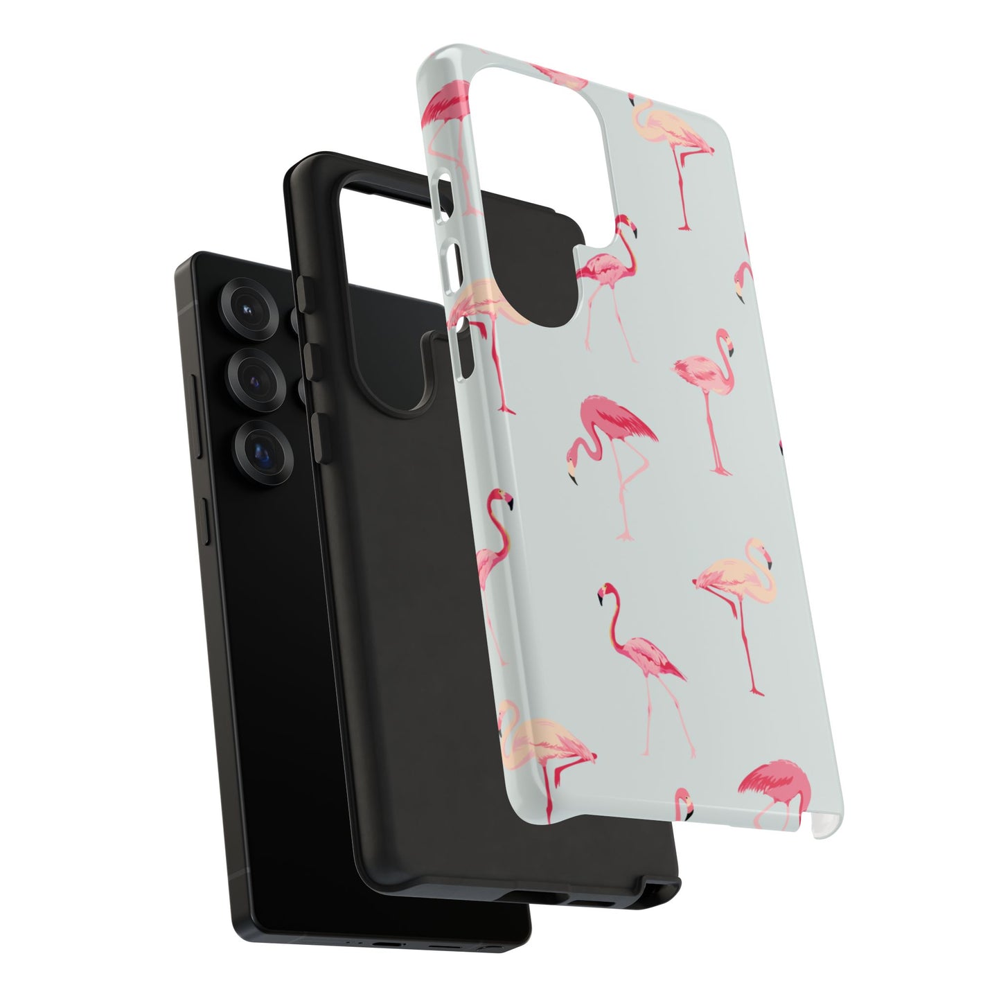Stylish Flamingo, Summer Vibes Tough Phone Case for Samsung