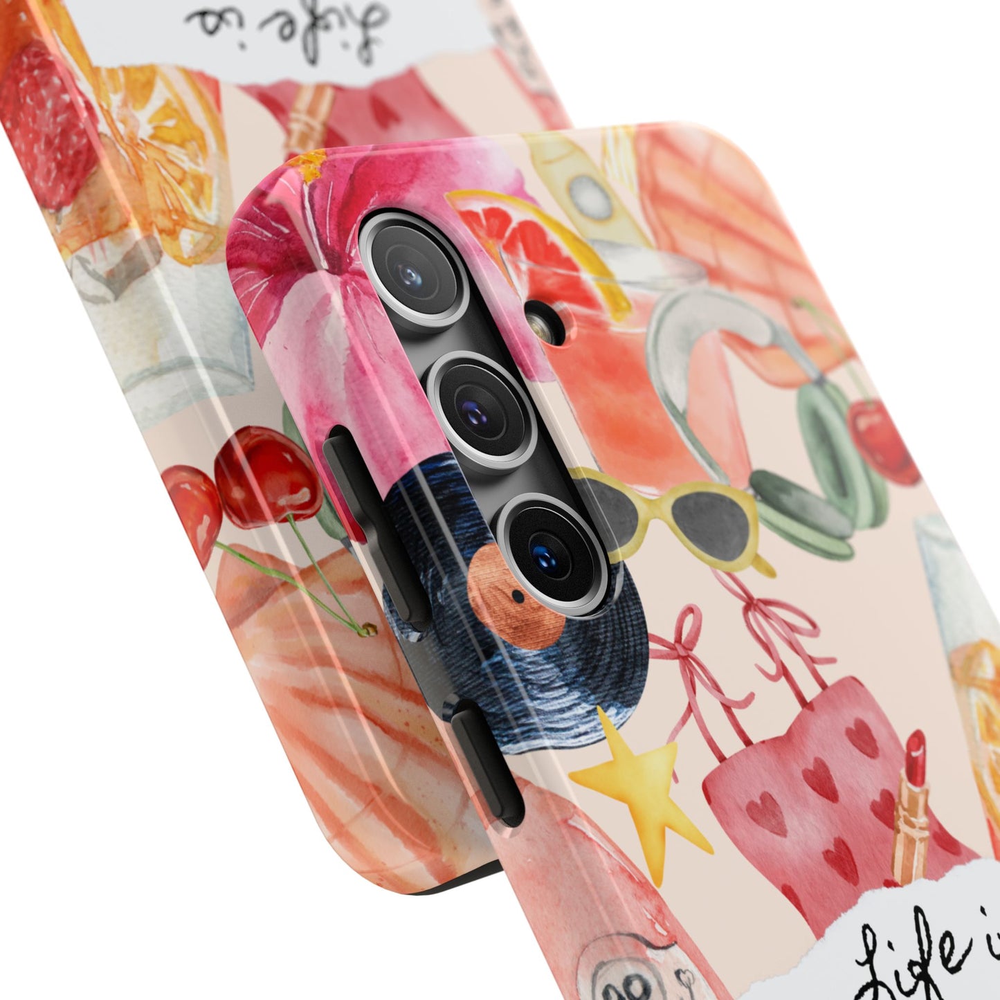 Life is Wonderful, Stylish Phone Cover, Cute Phone Accessory, Gift for Her, Summer Vibe Phone Case