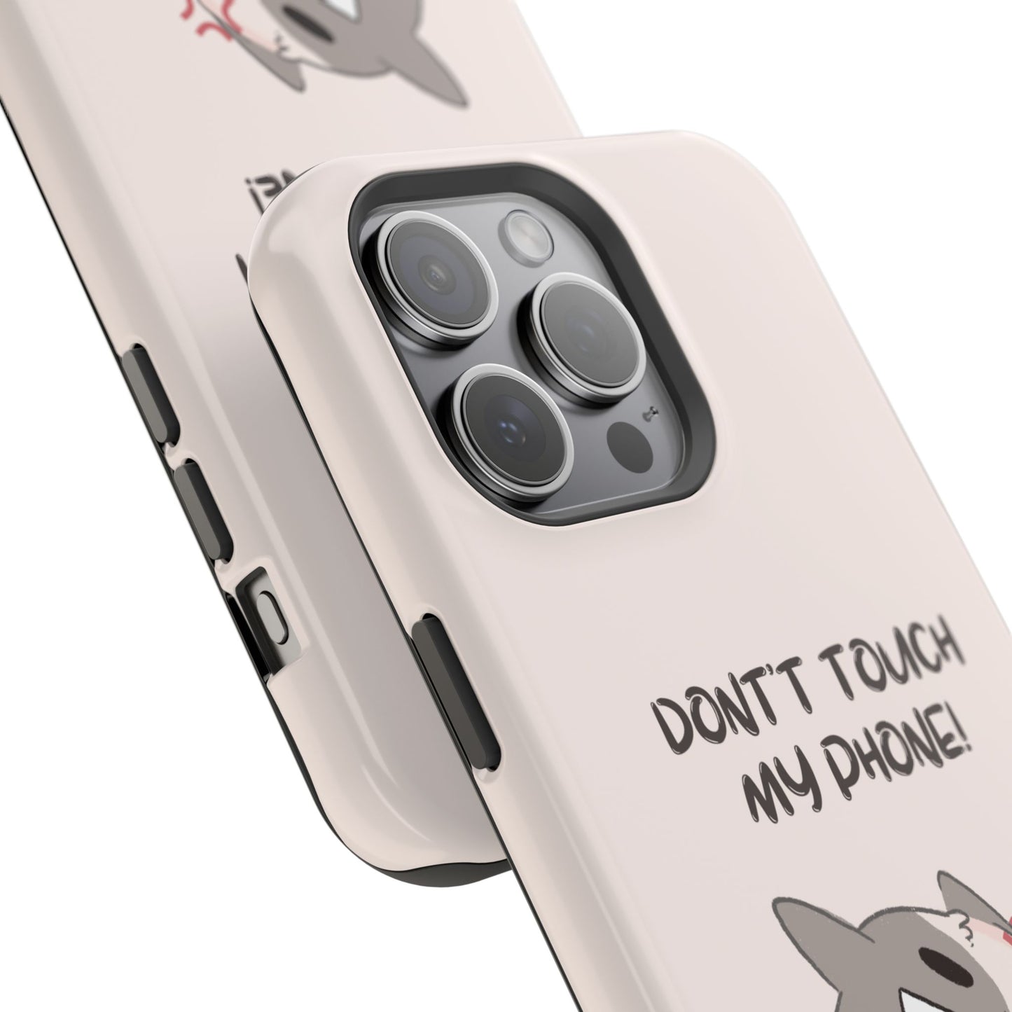 Funny Cat - Don't Touch My Phone! Tough MAGNETIC Phone Case