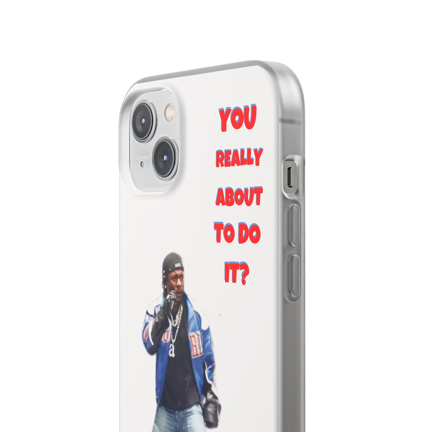 kendrick Lamar Cool Quote Flexi Phone Case - "You Really About To Do It?"