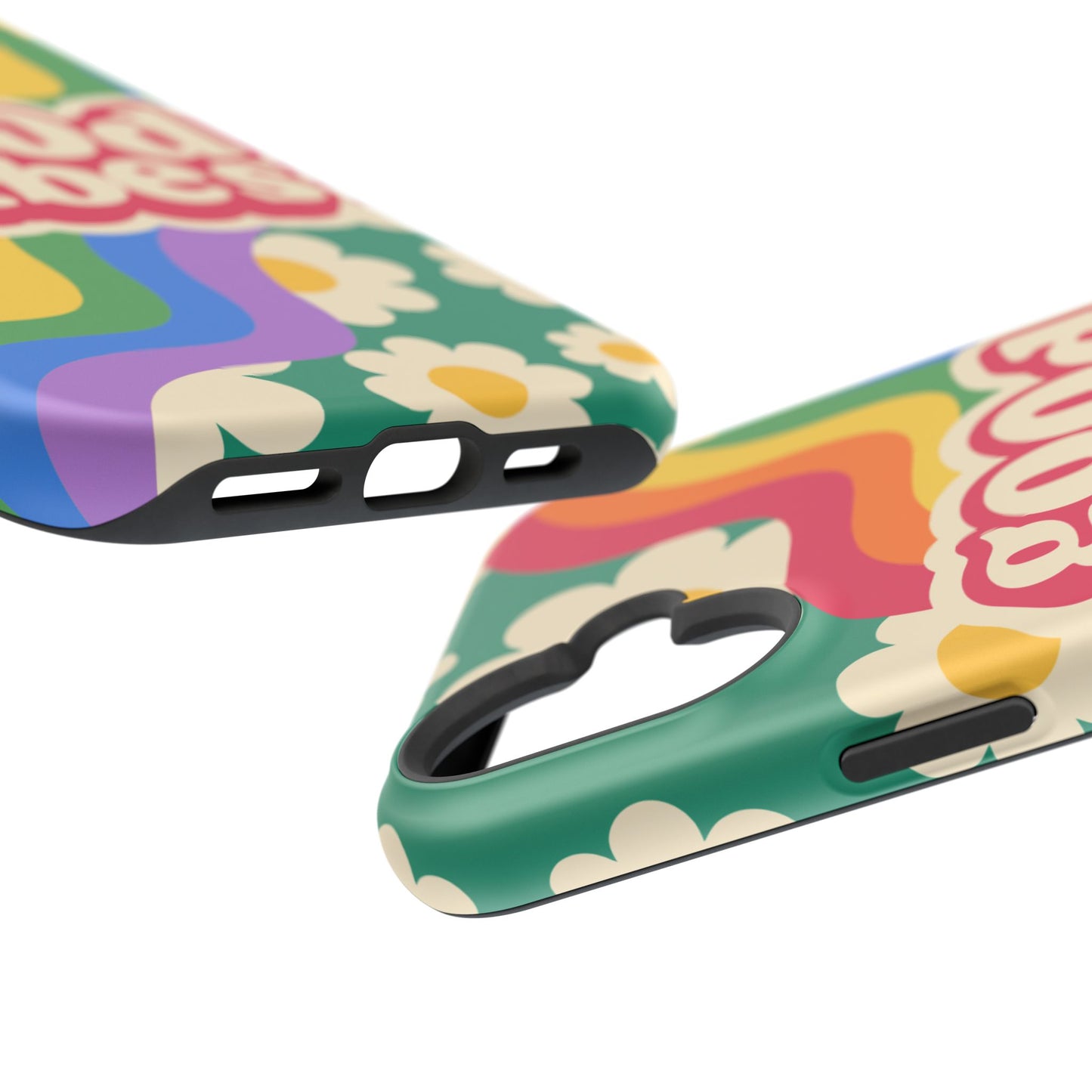 Good Vibes MAGNETIC Tough Phone Cases, Colorful, Cheerful Phone Protection, Gifts for Friends