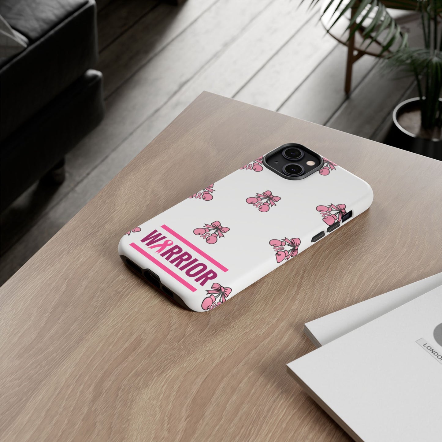 Phone Case - Pink Warrior Cancer Awareness Gift for Breast Cancer Survivor for Iphone