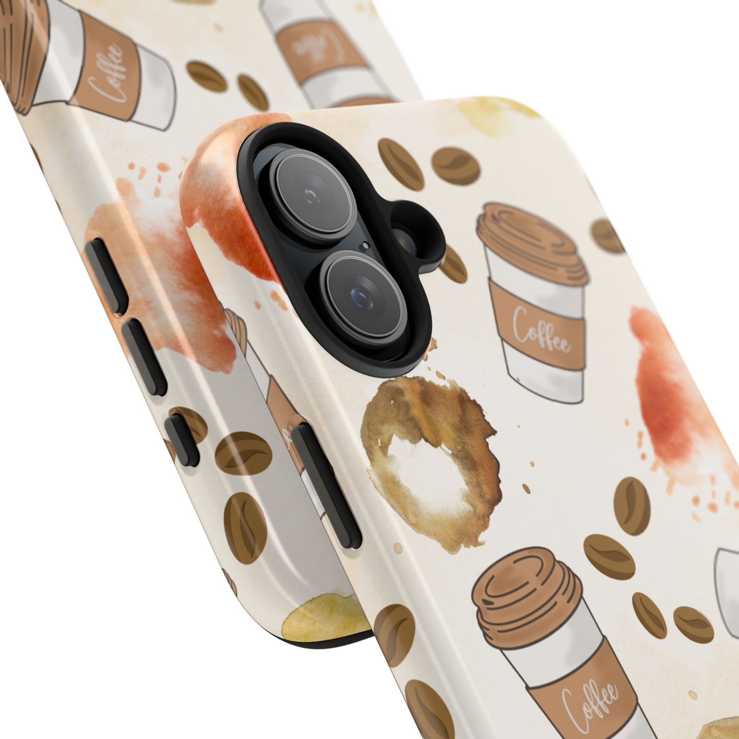 Cute, Trendy, Coffee Lover, Barista Tough Phone Cases for Iphone