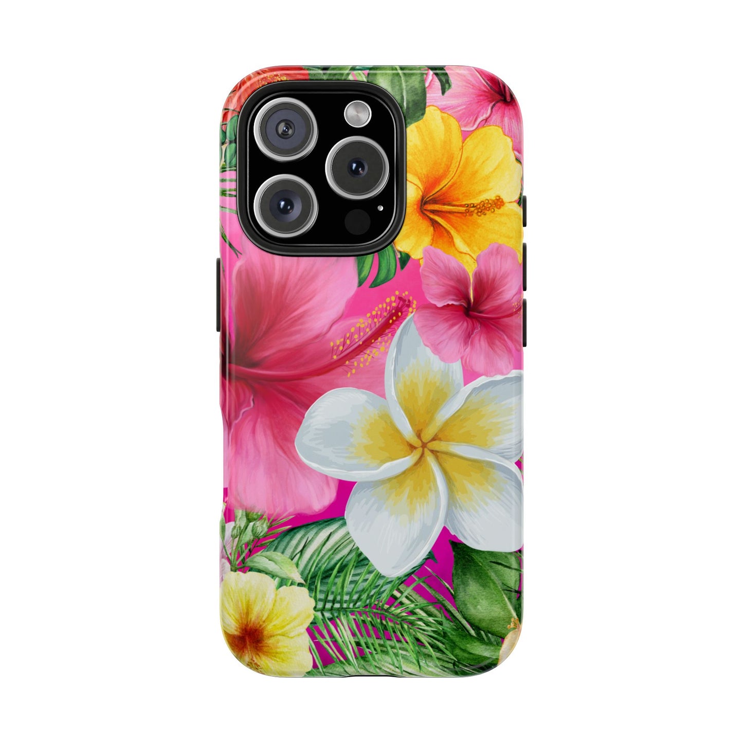 Tropical Floral Phone Case - Tough, Durable, Chic Protection, Summer Vibes, Gift for Her