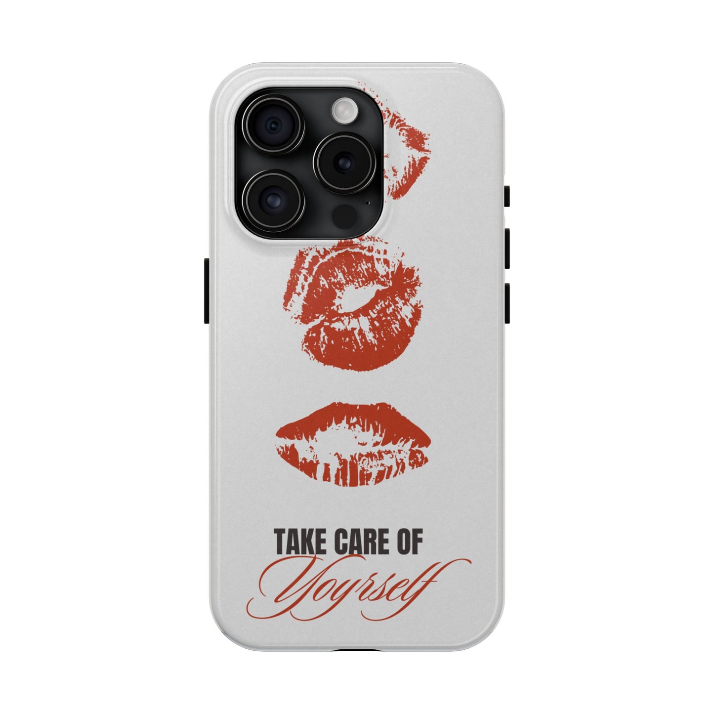Kiss Print, Chic. Tough Phone Case